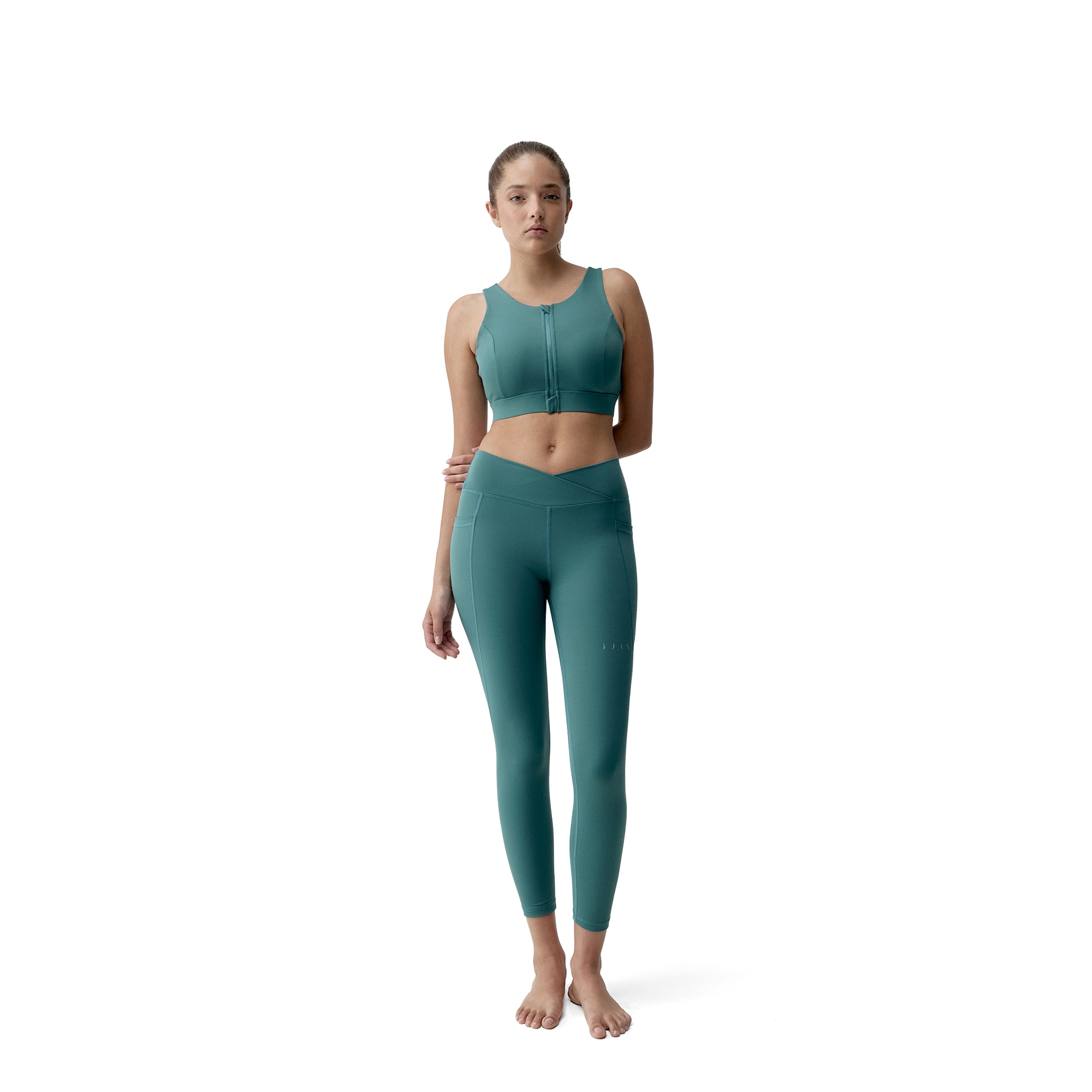 Top deportivo de mujer Eider Born Living Yoga - Verde Agua Verde Agua-6