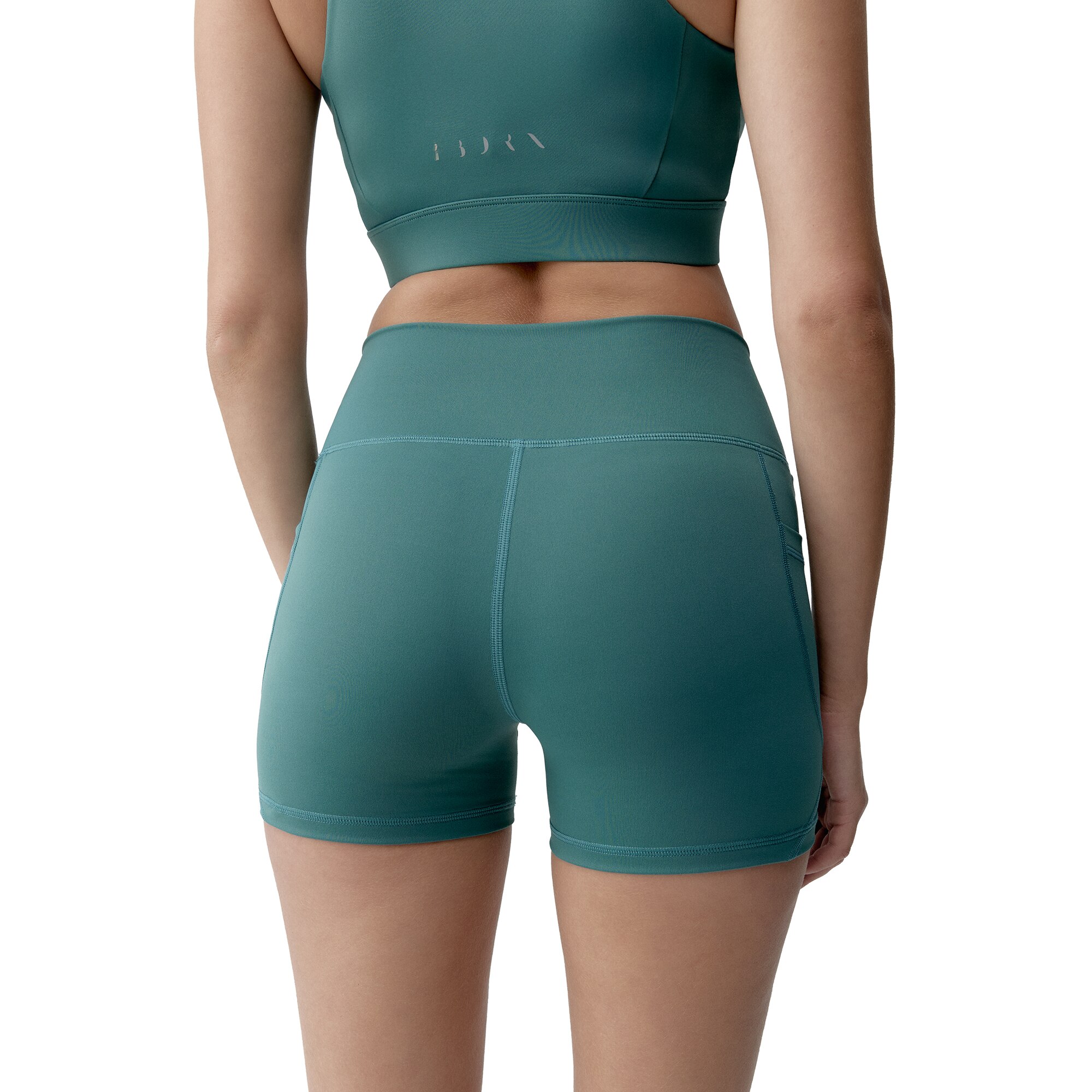 Pantalón corto de mujer Eider Born Living Yoga - Verde Agua Verde Agua-2