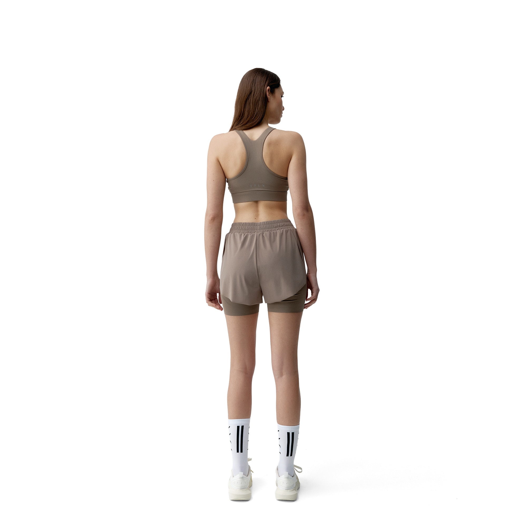 Top de mujer Bikila Born Living Yoga - Blanco Beige-5