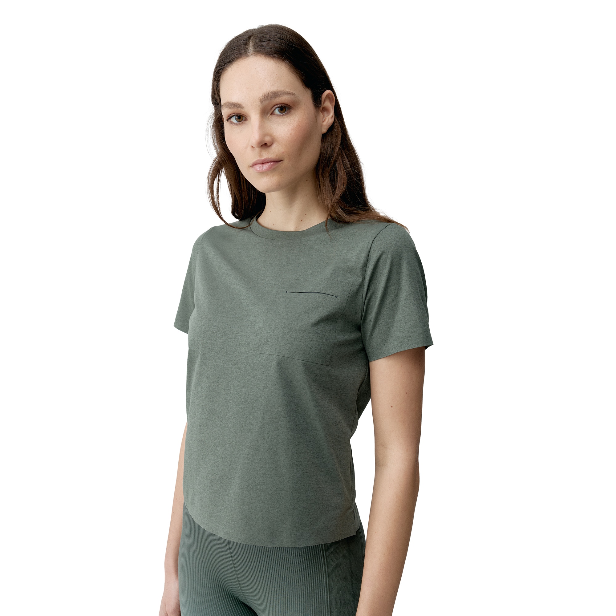 Camiseta de mujer Rosella Born Living Yoga - Verde Oliva Verde Oliva-4