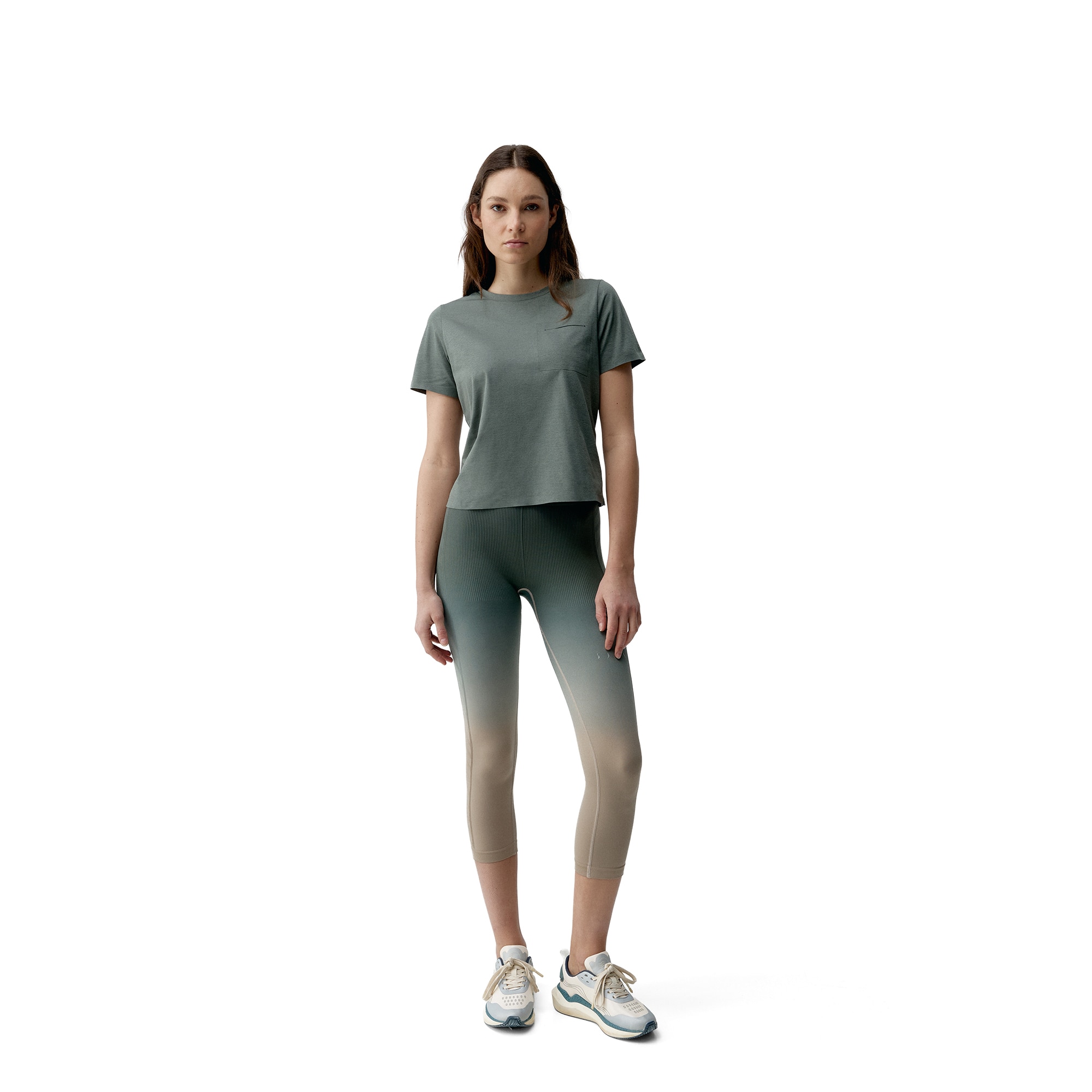 Camiseta de mujer Rosella Born Living Yoga - Verde Oliva Verde Oliva-5