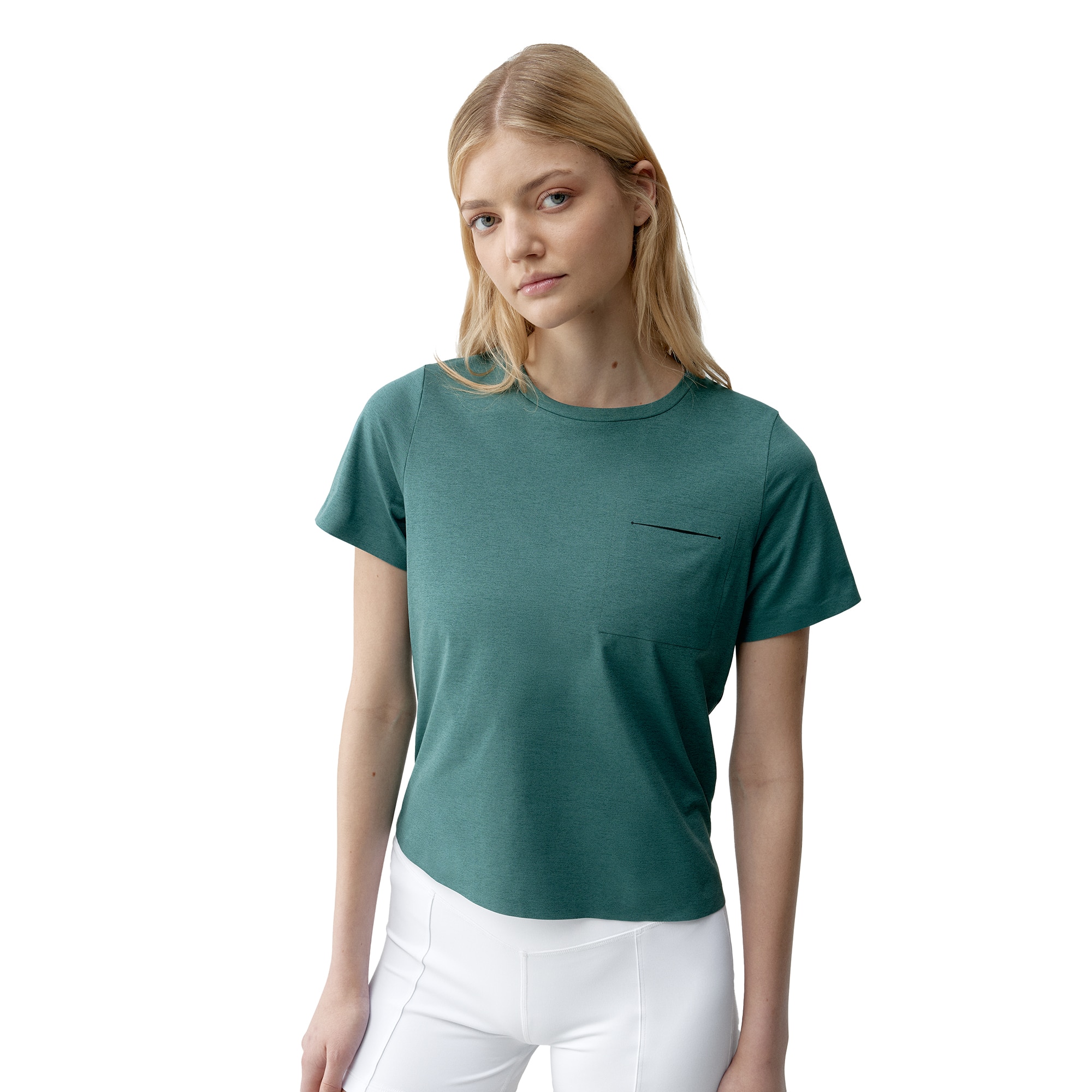 Camiseta de mujer Rosella Born Living Yoga - Verde Agua Verde Agua-1