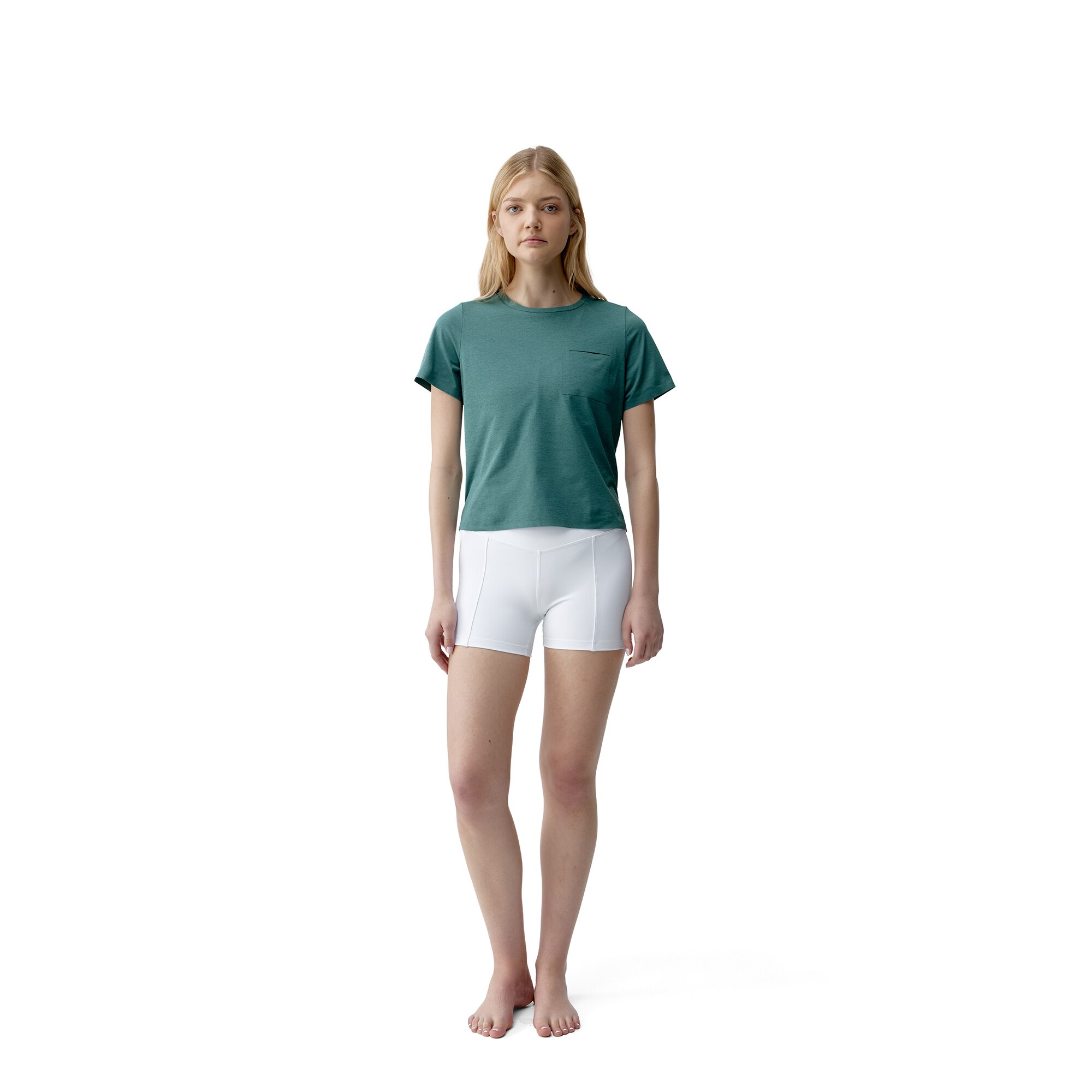 Camiseta de mujer Rosella Born Living Yoga - Verde Agua Verde Agua-4