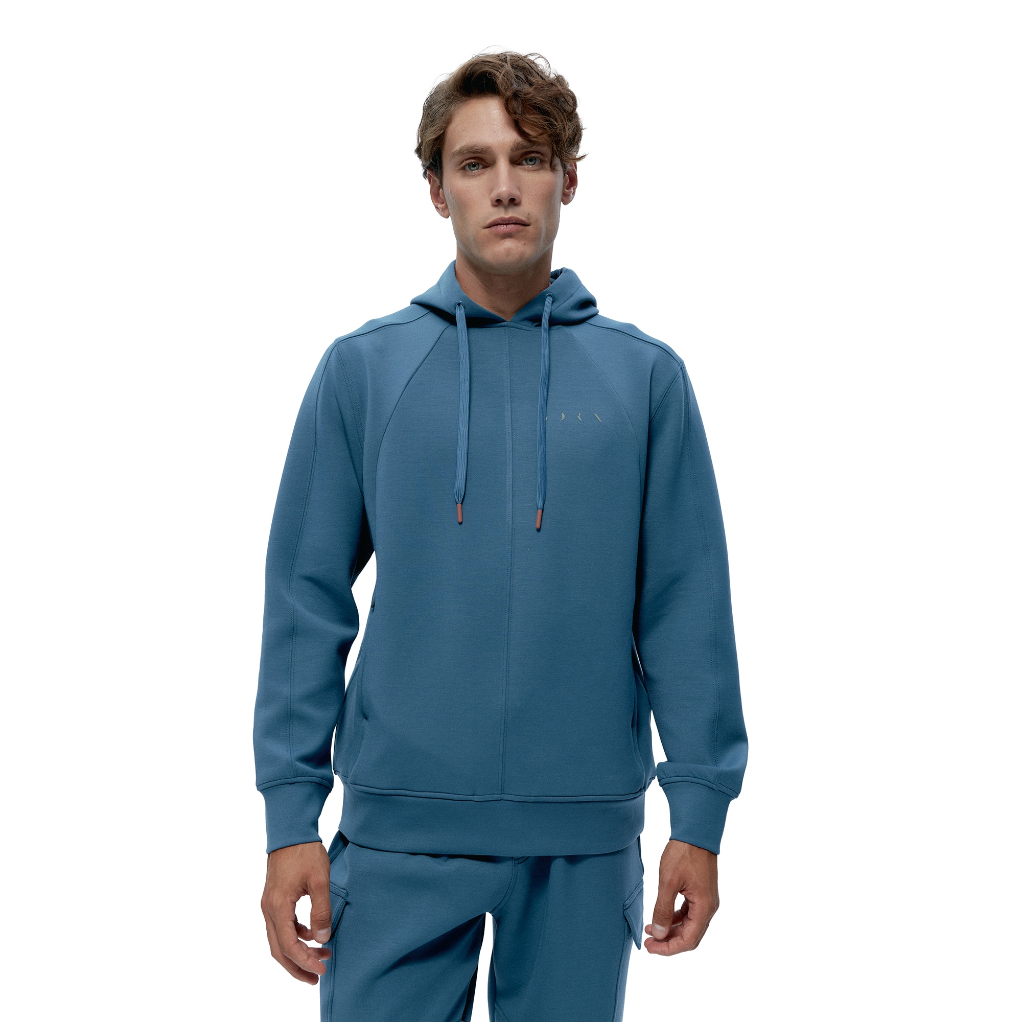 Sudadera de hombre Grau Born Living Yoga - Azul porcelana Azul porcelana-1