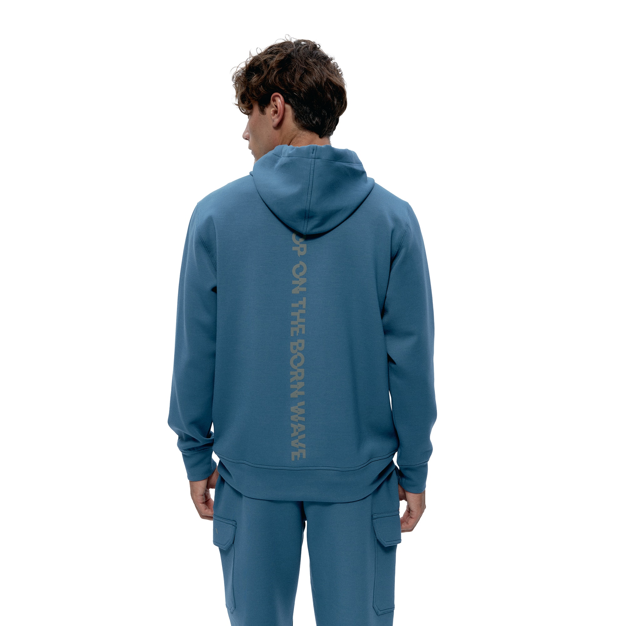 Sudadera de hombre Grau Born Living Yoga - Azul porcelana Azul porcelana-2