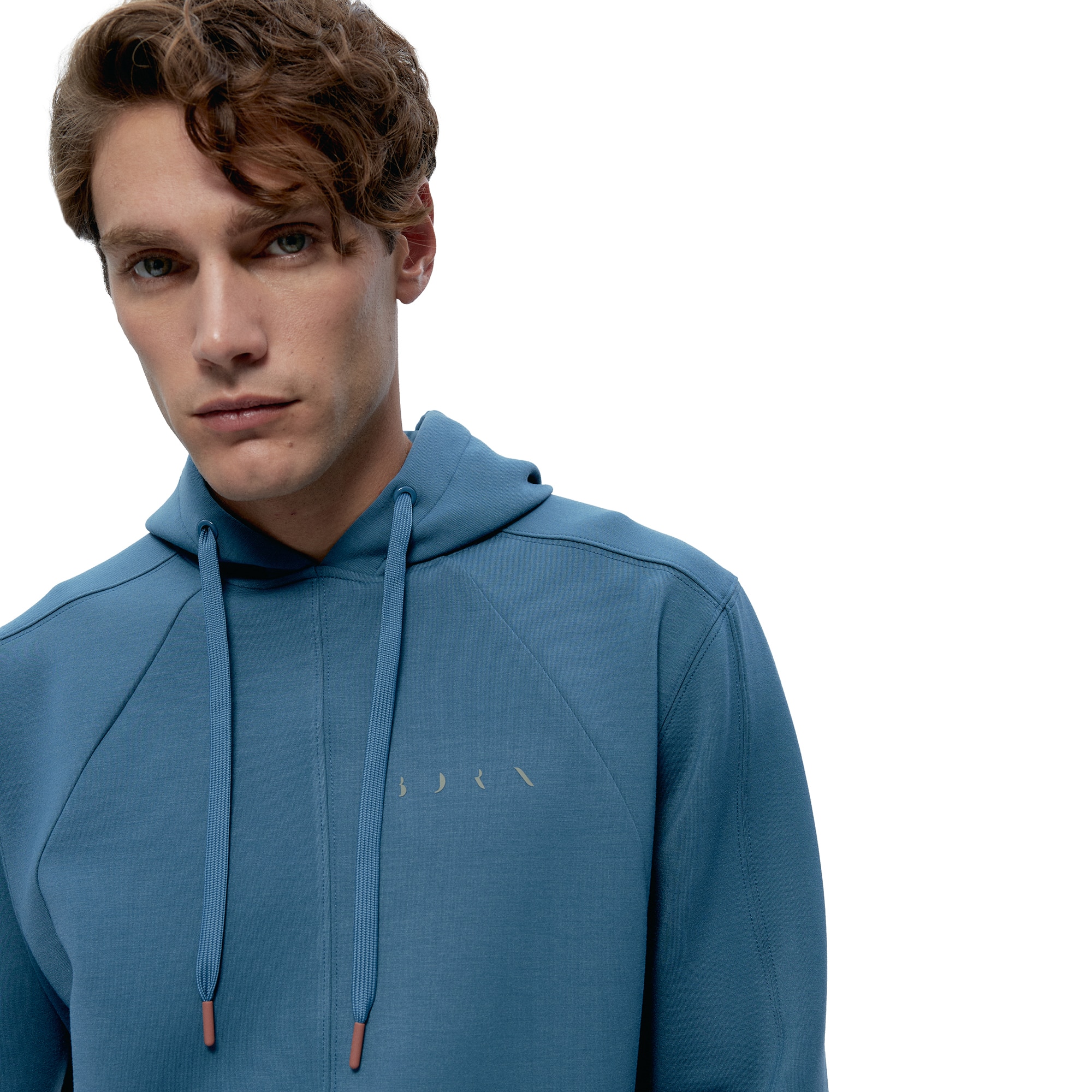Sudadera de hombre Grau Born Living Yoga - Azul porcelana Azul porcelana-3