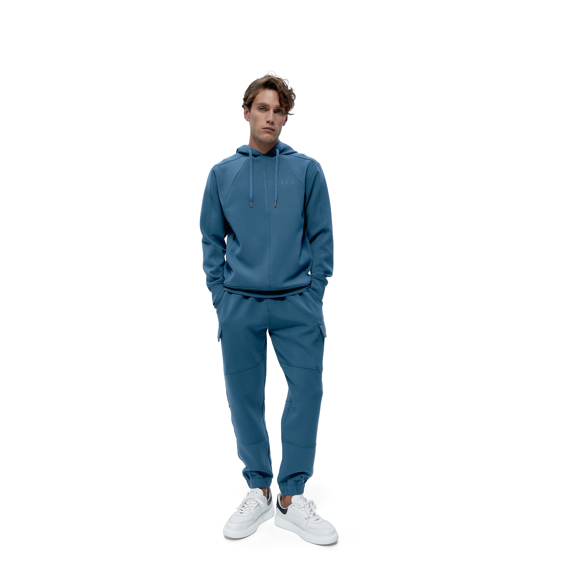Sudadera de hombre Grau Born Living Yoga - Azul porcelana Azul porcelana-5