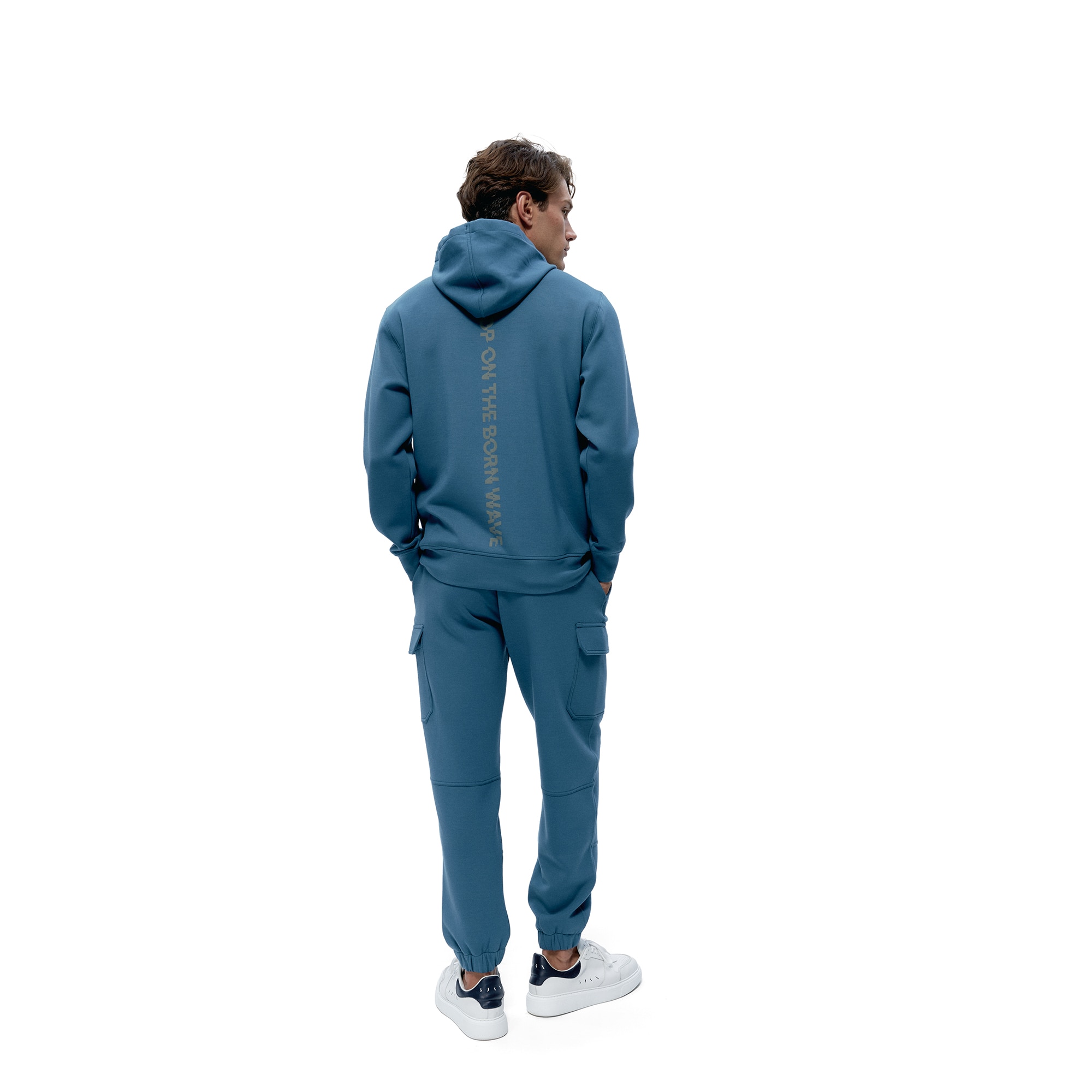 Sudadera de hombre Grau Born Living Yoga - Azul porcelana Azul porcelana-6