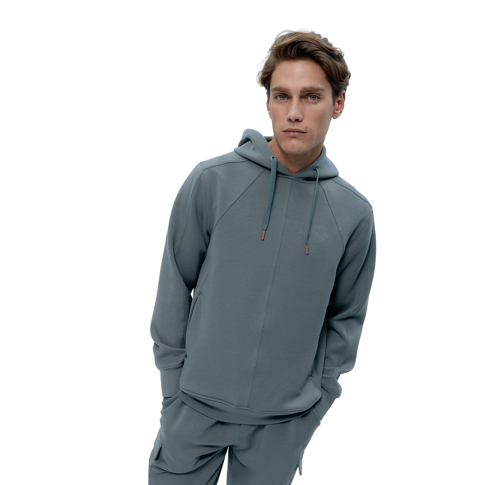 Sudadera de hombre Grau Born Living Yoga - Verde anticuario Verde anticuario-1