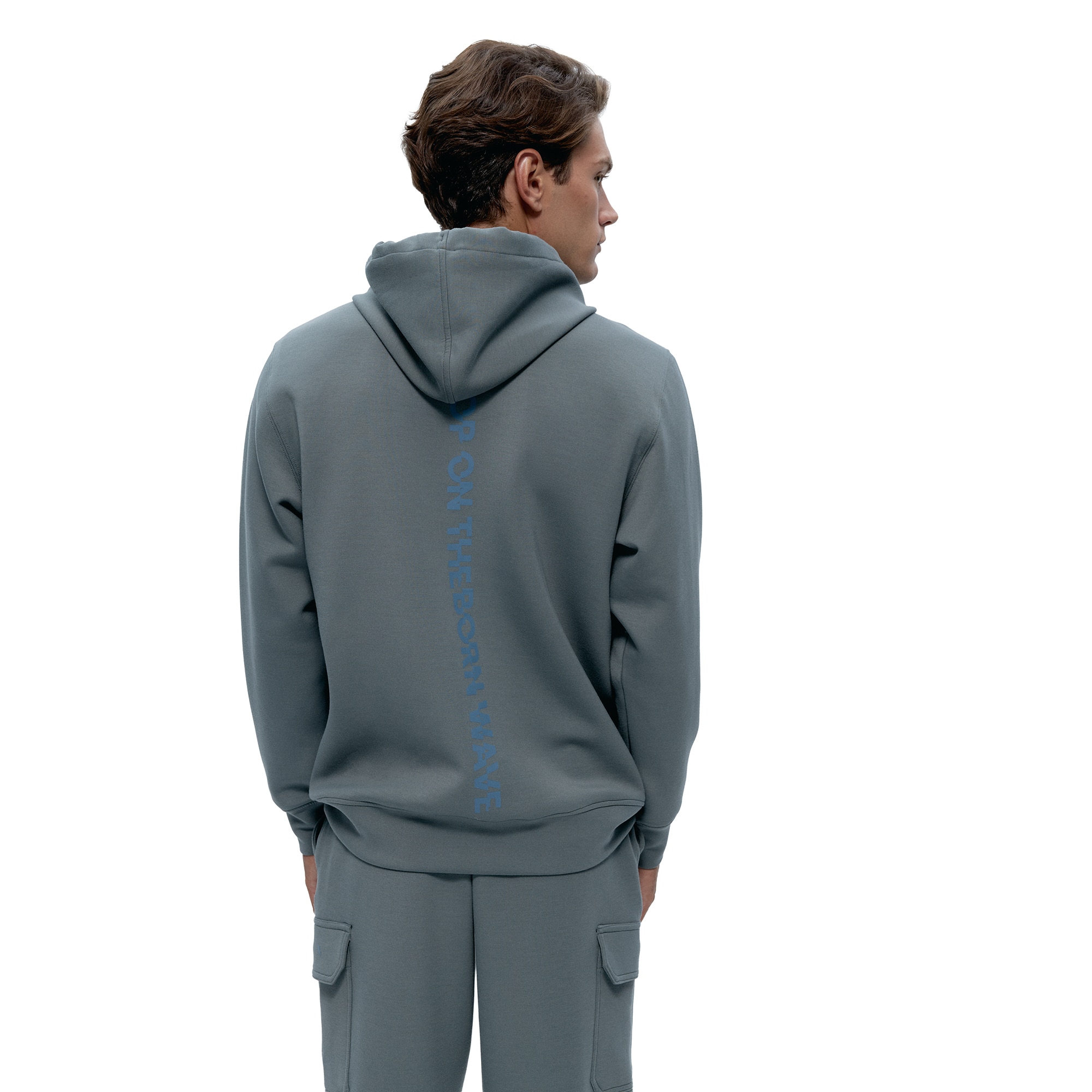 Sudadera de hombre Grau Born Living Yoga - Verde anticuario Verde anticuario-2