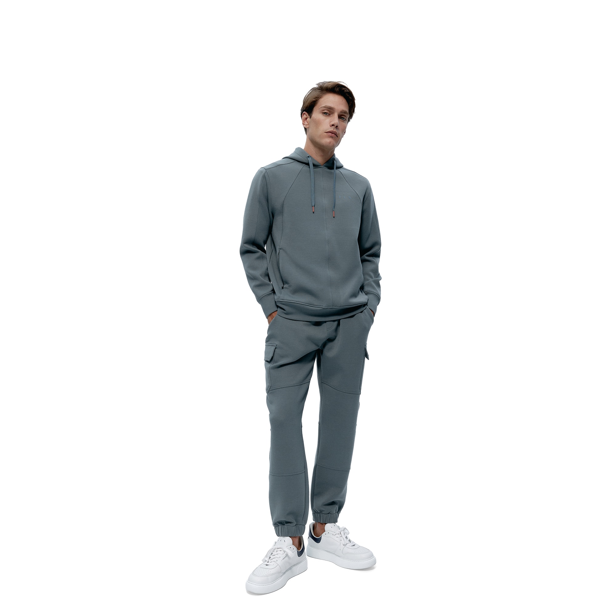 Sudadera de hombre Grau Born Living Yoga - Verde anticuario Verde anticuario-4