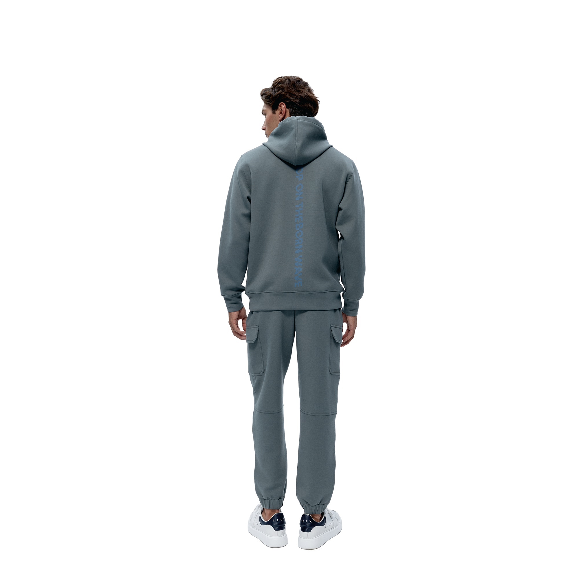 Sudadera de hombre Grau Born Living Yoga - Verde anticuario Verde anticuario-5