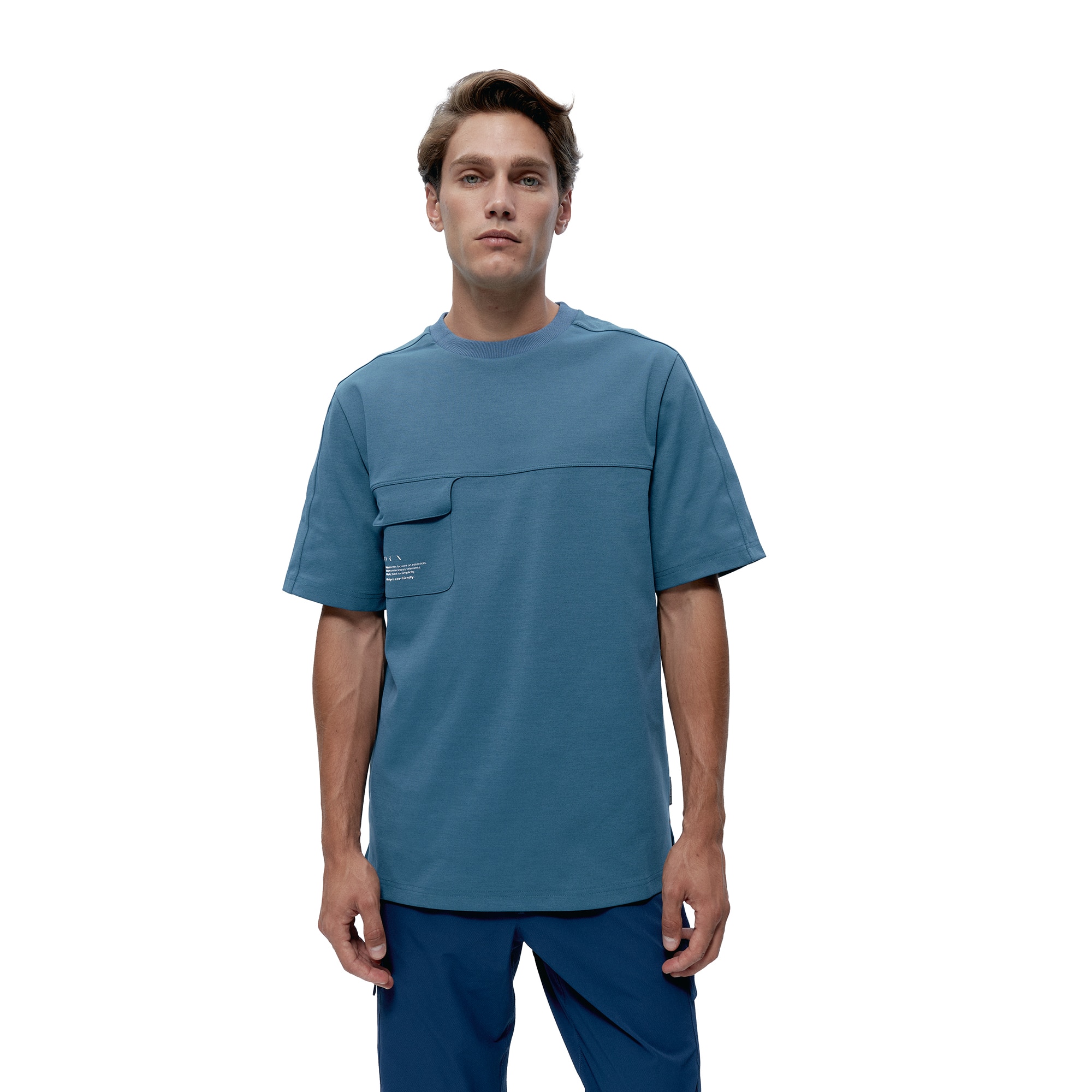 Born Camiseta de hombre Tirreno Living Yoga Blanco