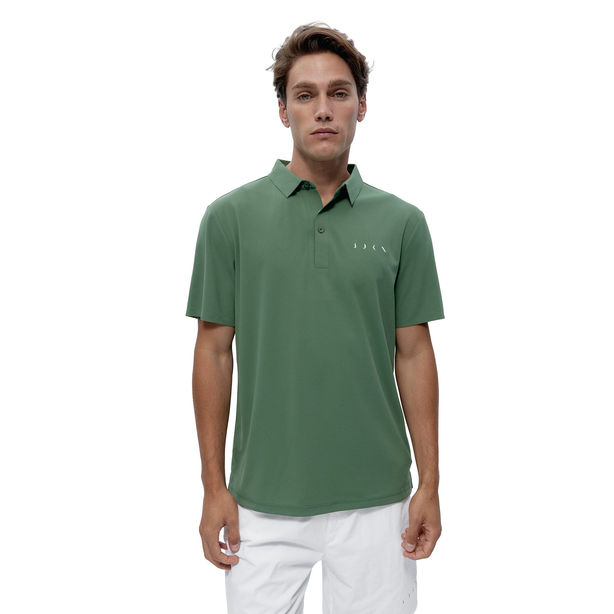Born Camiseta de hombre Burma Living Yoga Blanco