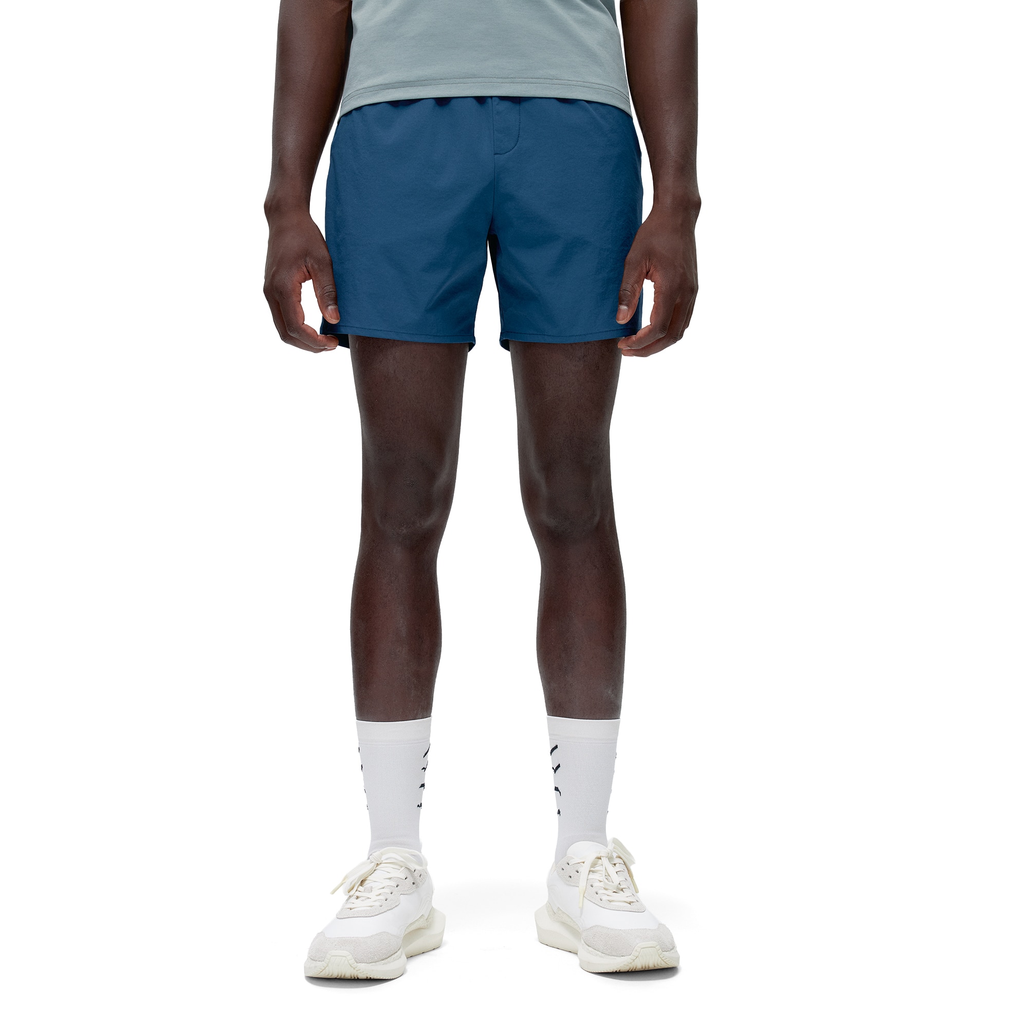 Born Pantalón corto de hombre Malaui Living Yoga Azul denim