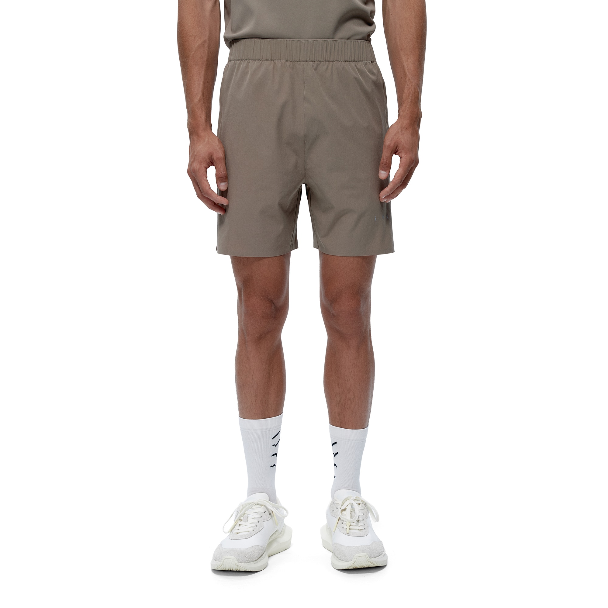 Born Short de hombre Torne Living Yoga Marrón claro