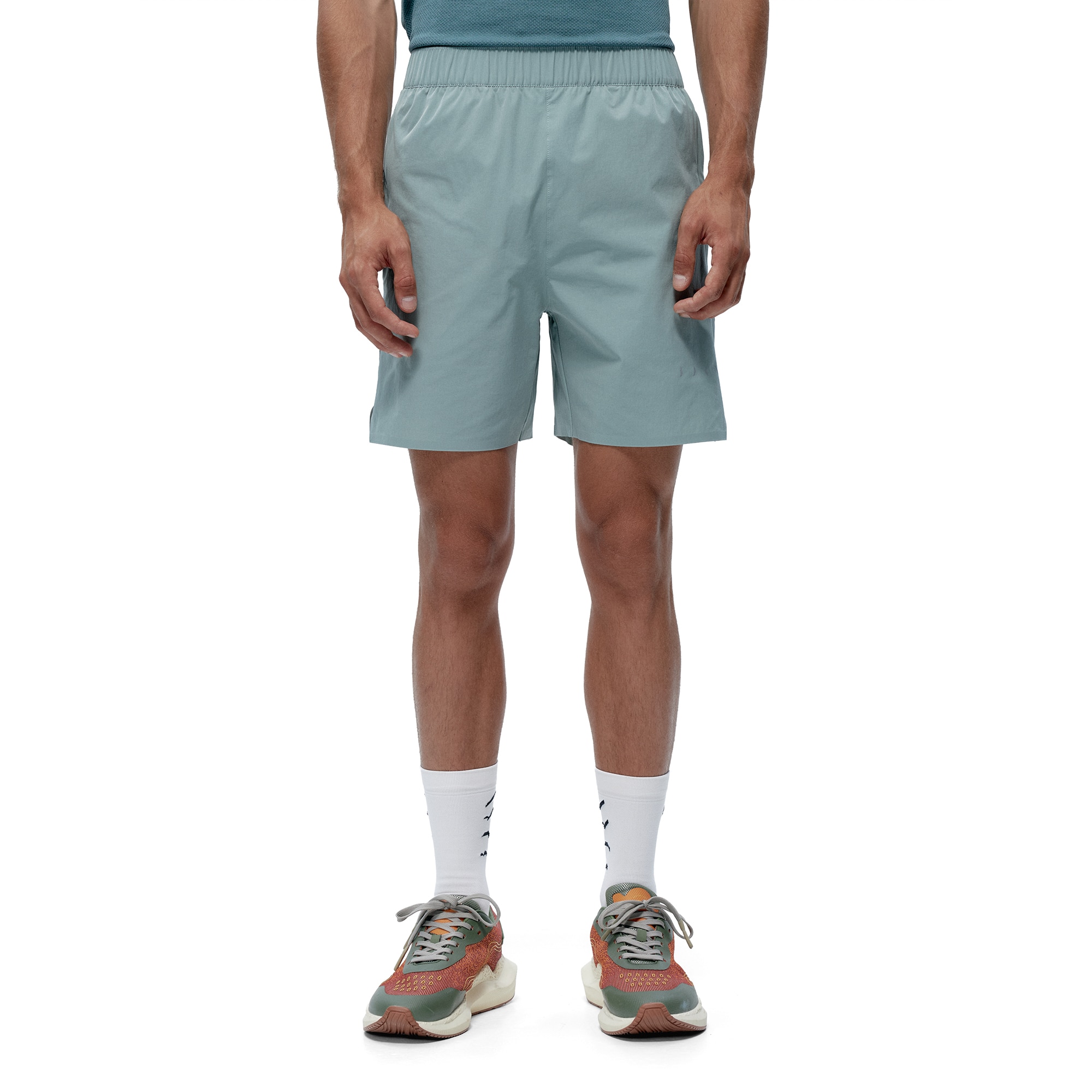 Born Short de hombre Torne Living Yoga Marrón claro