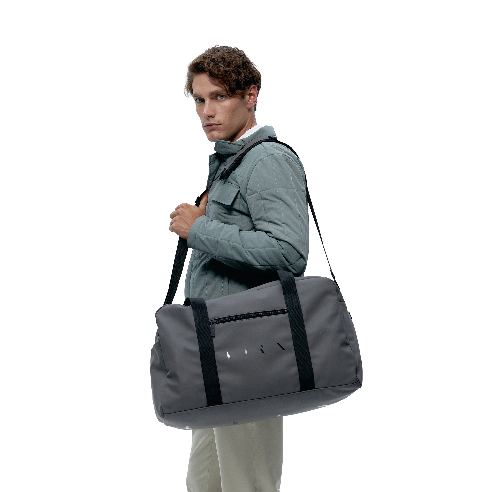 Bolso de deporte de hombre Timor Born - Gris oscuro Gris oscuro-3