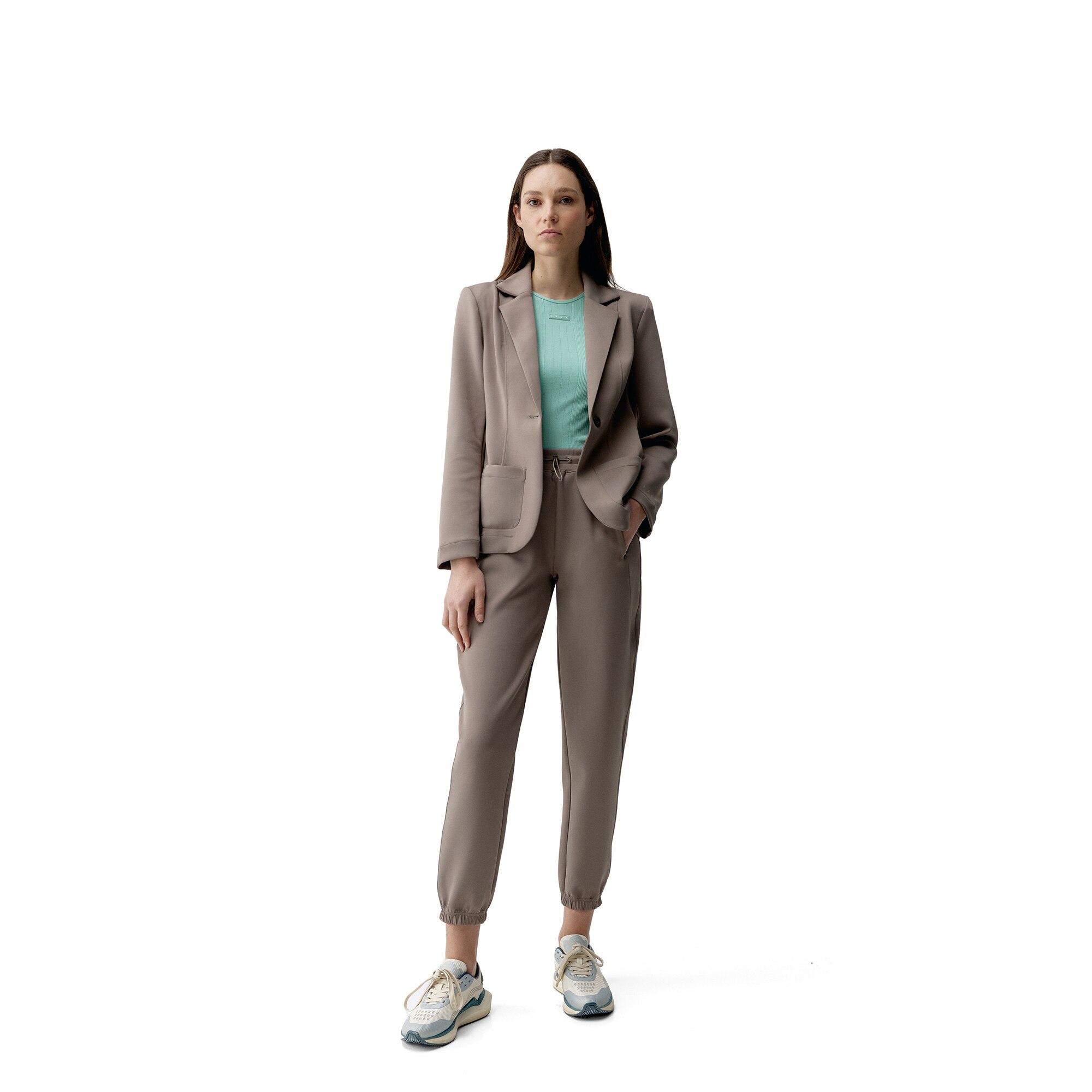 Pantalón de mujer Lyssa Born Living Yoga - Beige Beige-5