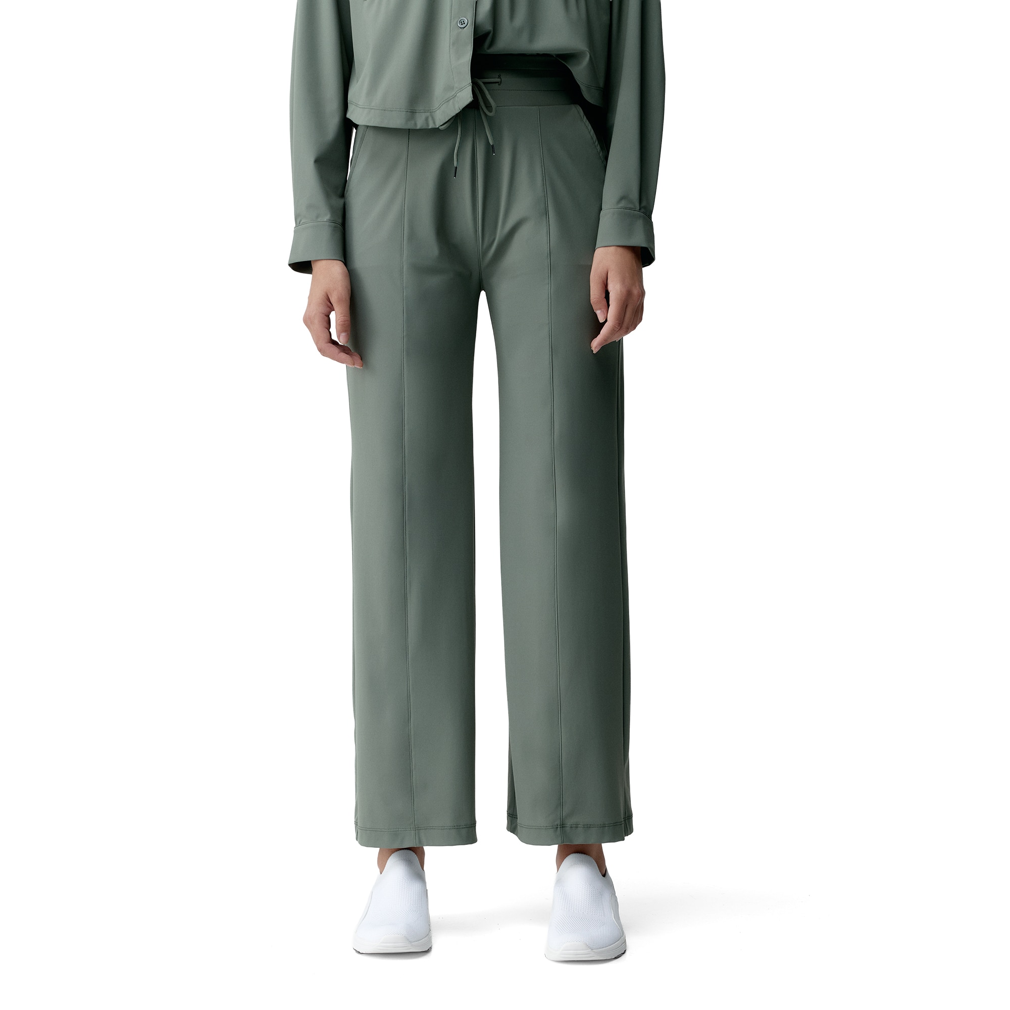 Pantalón de mujer Halia Born Living Yoga - Verde Oliva Verde Oliva-1