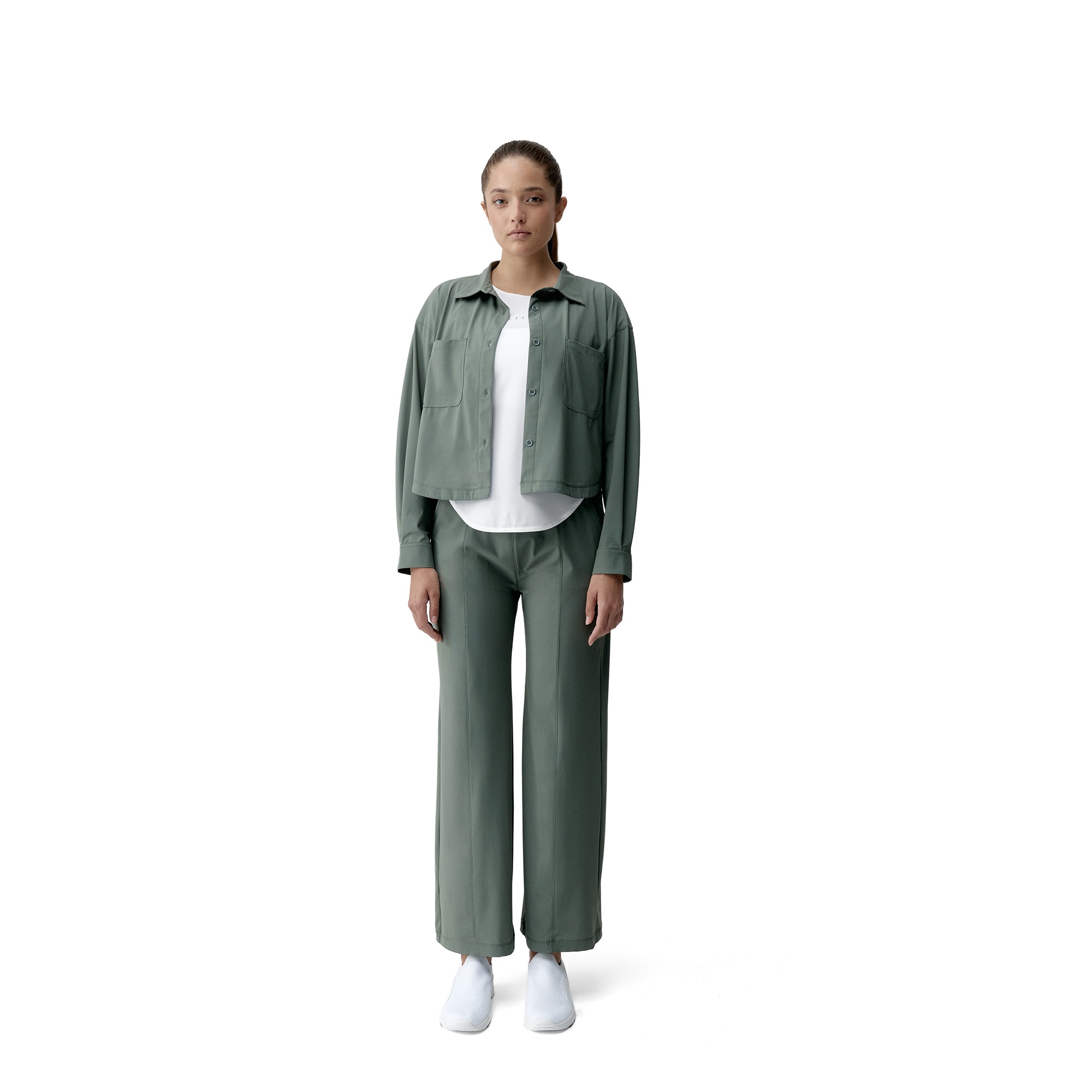 Pantalón de mujer Halia Born Living Yoga - Verde Oliva Verde Oliva-6