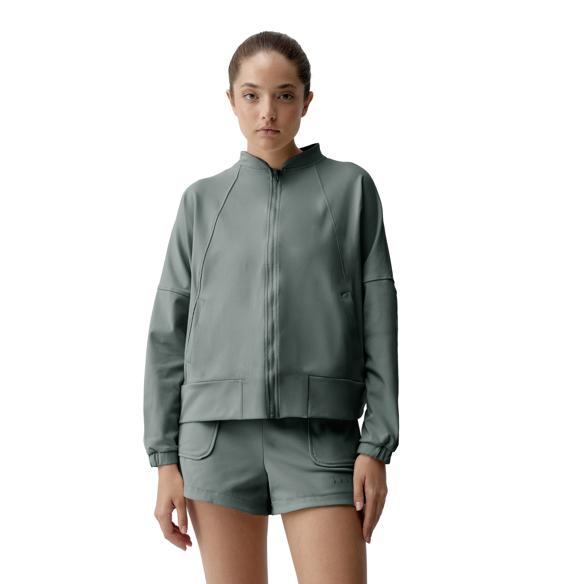 Born Chaqueta de mujer Leila Living Yoga Verde Oliva