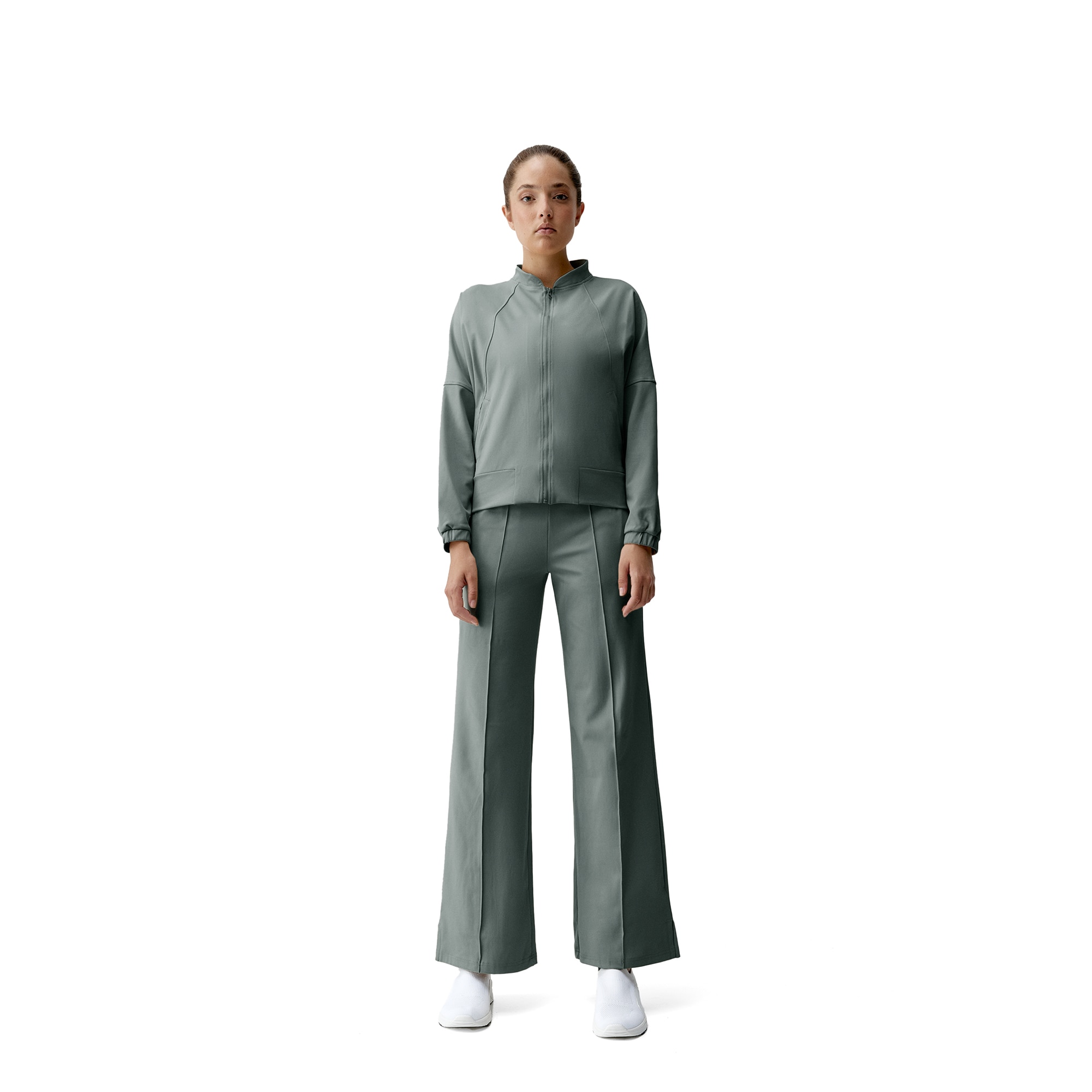 Pantalón de mujer Leila Born Living Yoga - Verde Oliva Verde Oliva-4