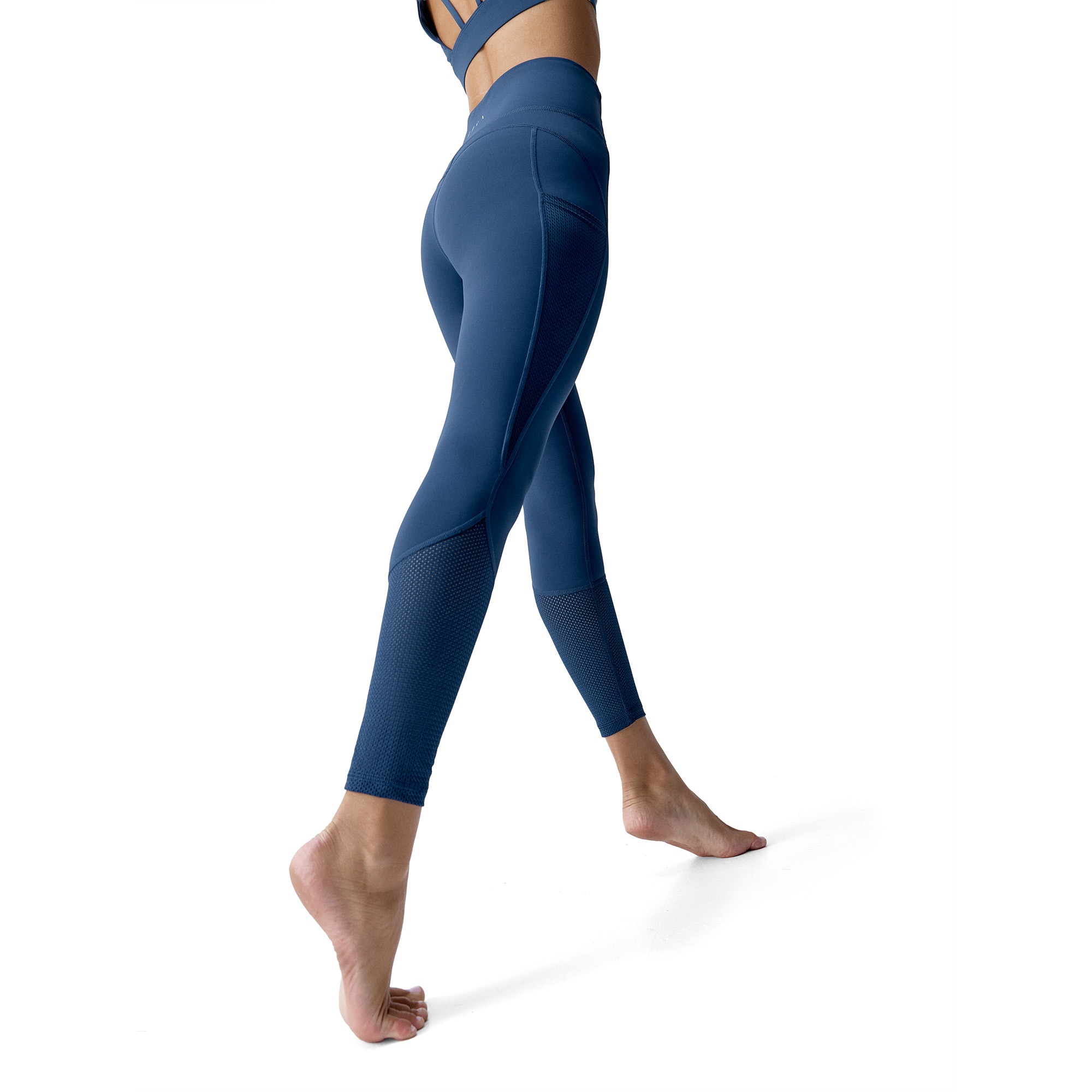 Leggin de mujer Asha Born Living Yoga - Azul antracita Azul antracita-2