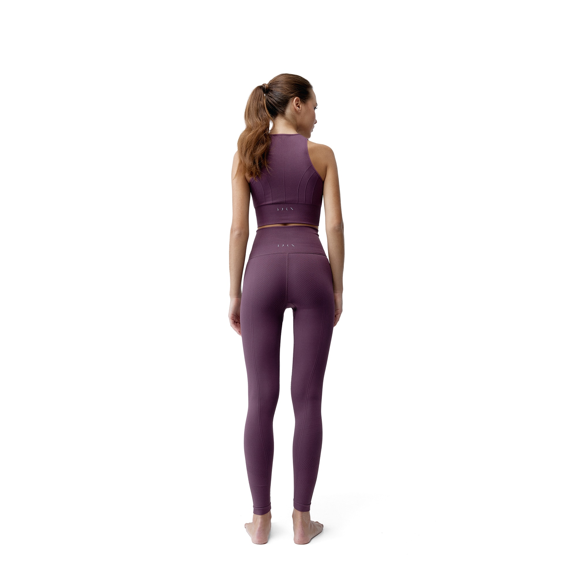 Leggins de mujer Hanna Born Living Yoga - Morado Morado-5