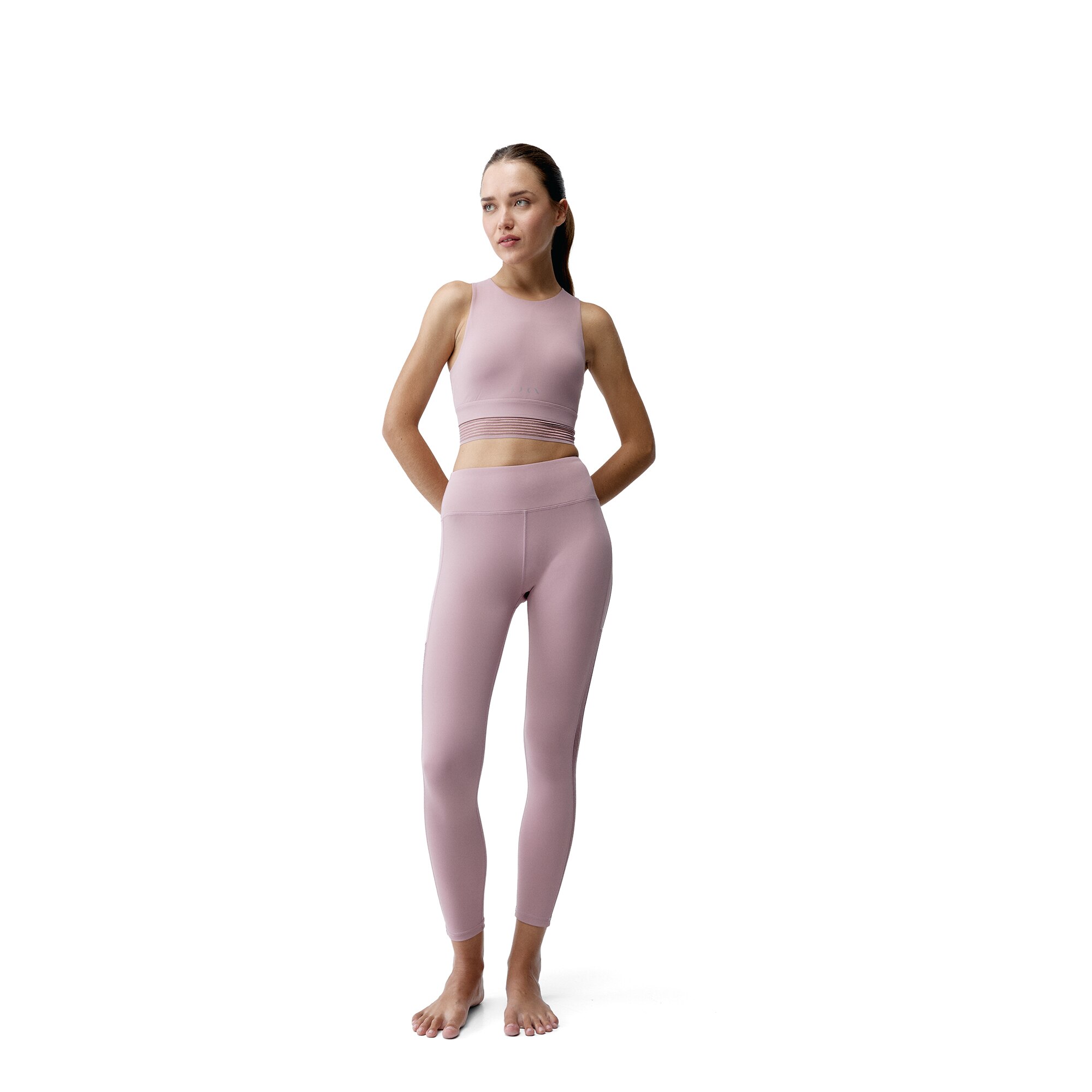 Malla de mujer Sakra Born Living Yoga - Rosa pastel Rosa pastel-4
