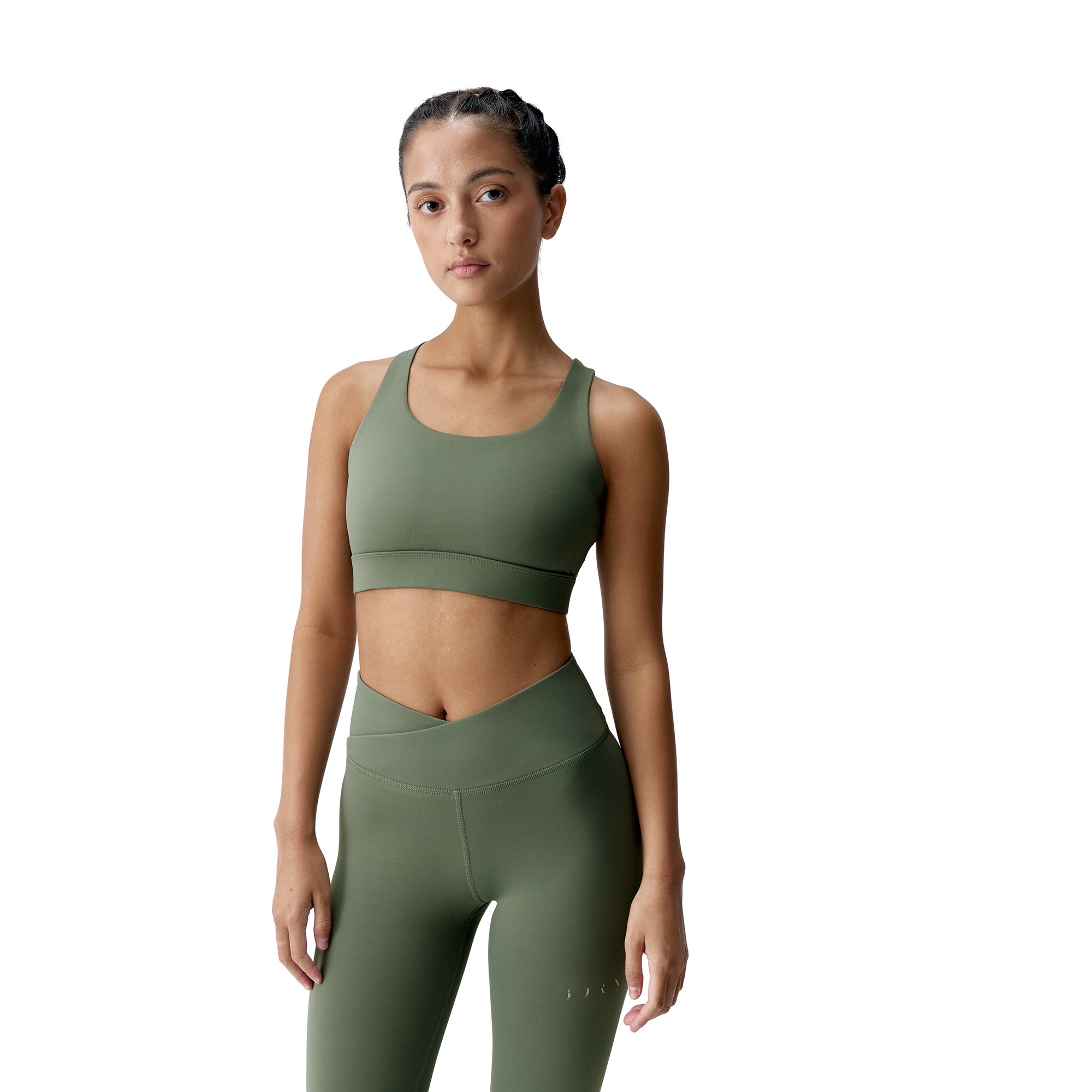 Top deportivo de mujer Sunrise Born Living Yoga - Verde menta Verde menta-1