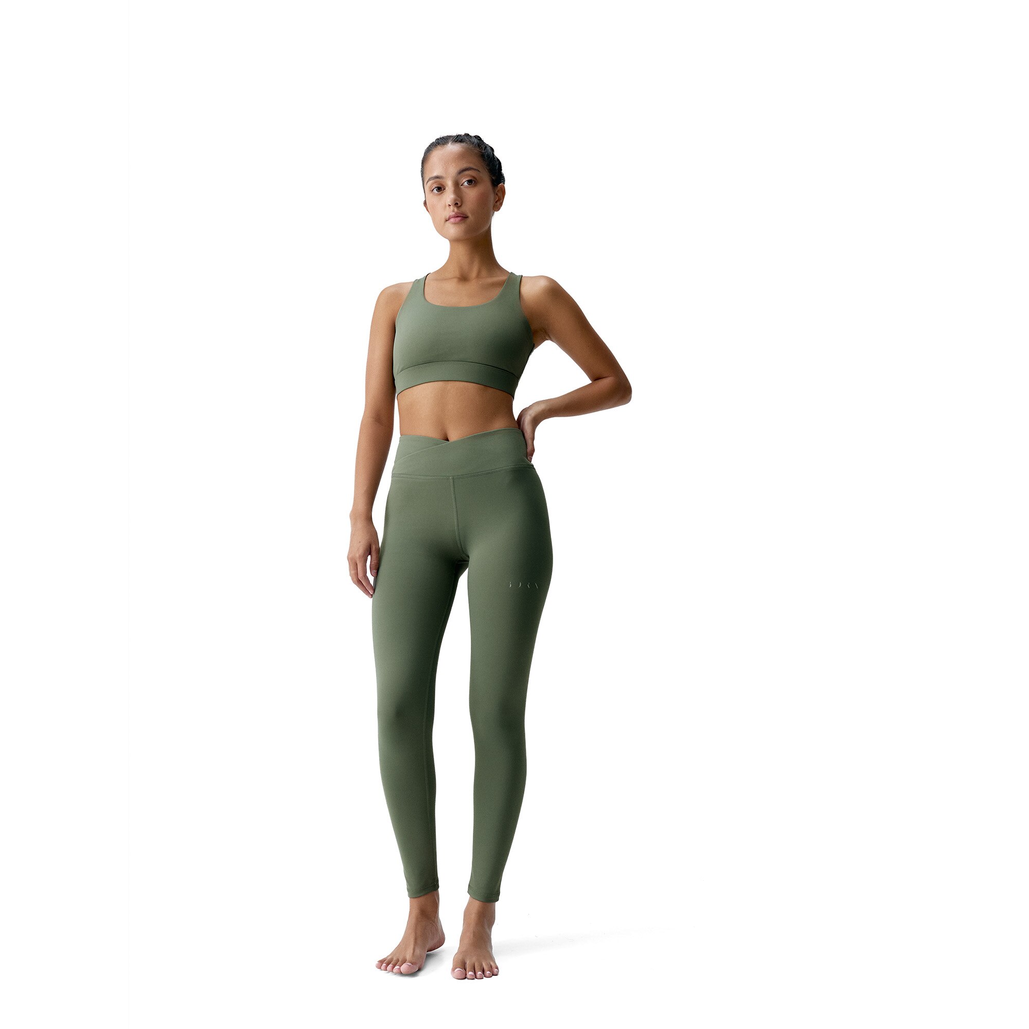 Top deportivo de mujer Sunrise Born Living Yoga - Verde menta Verde menta-4