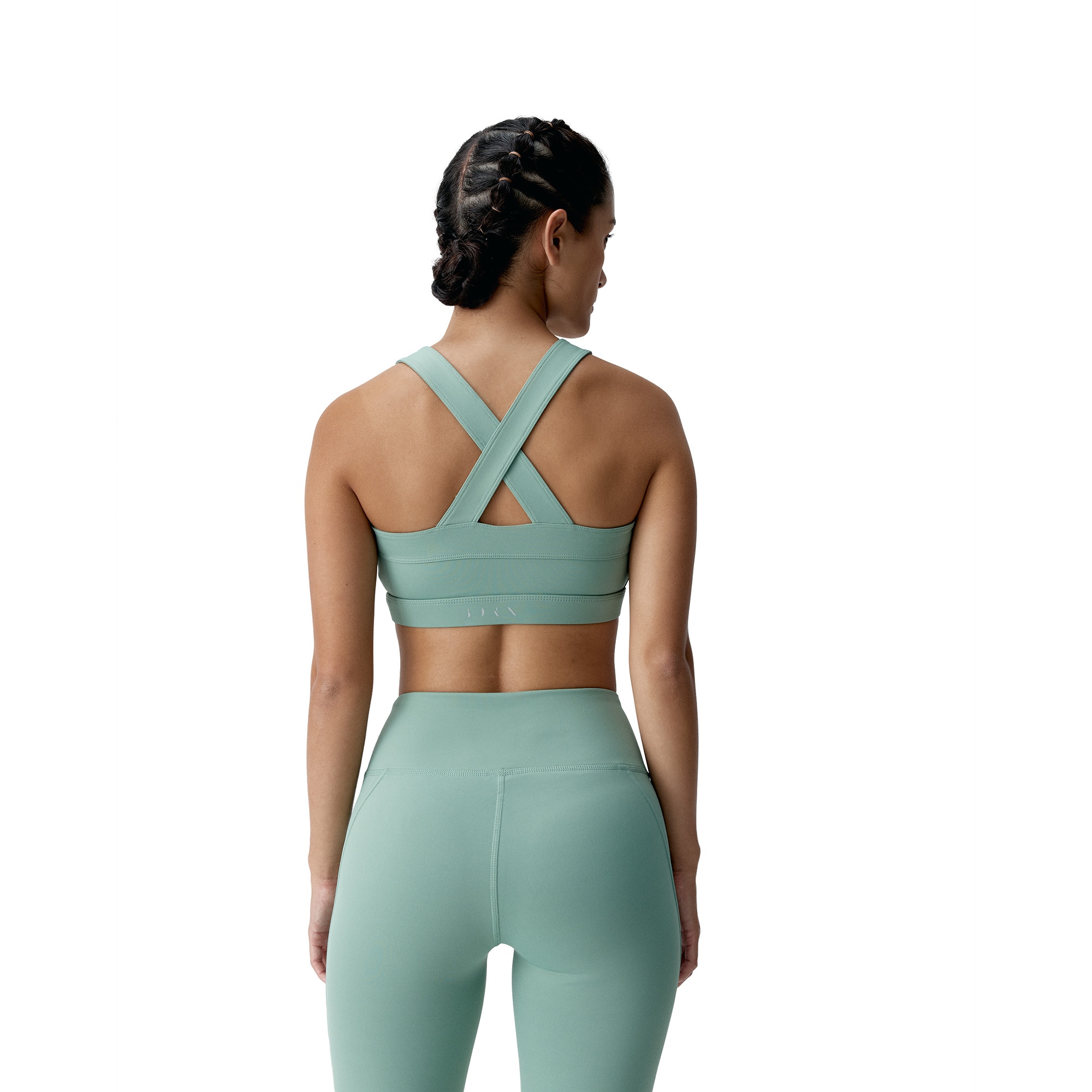 Top de mujer Umay Born Living Yoga - Verde claro Verde claro-2