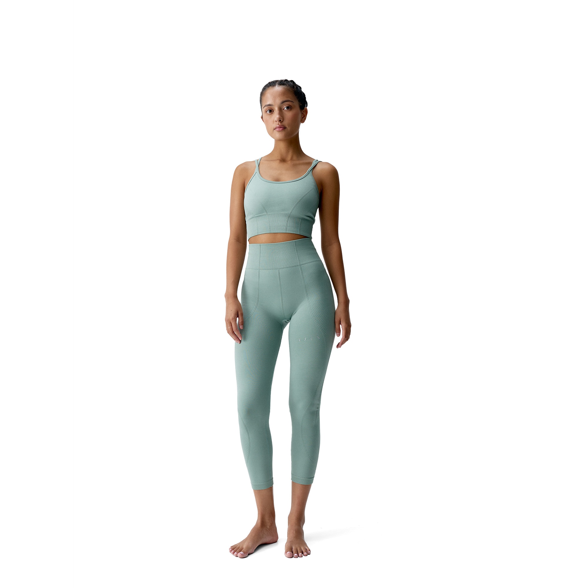 Top de mujer Umay Born Living Yoga - Verde claro Verde claro-5