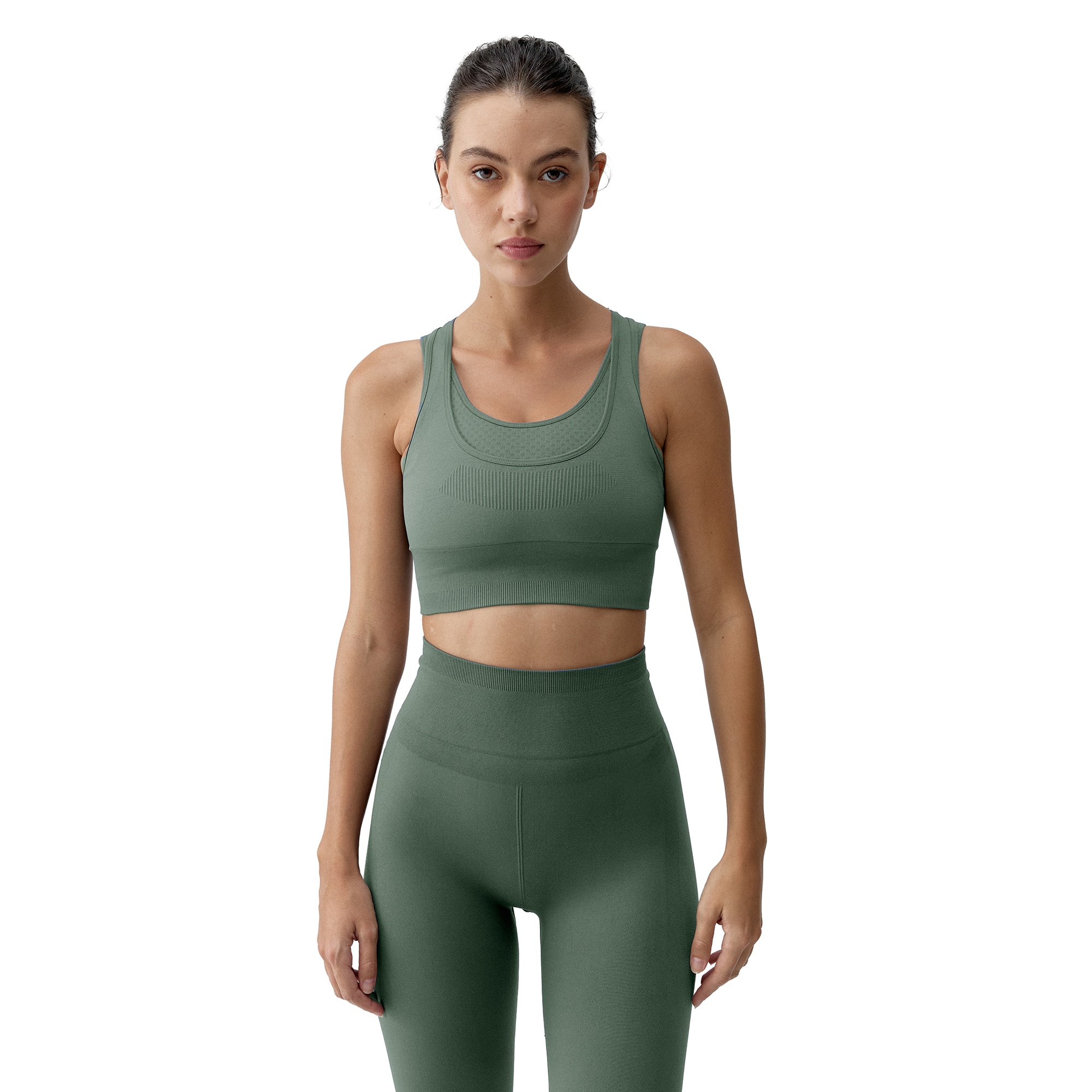 Born Top de Mujer Nina Verde oscuro