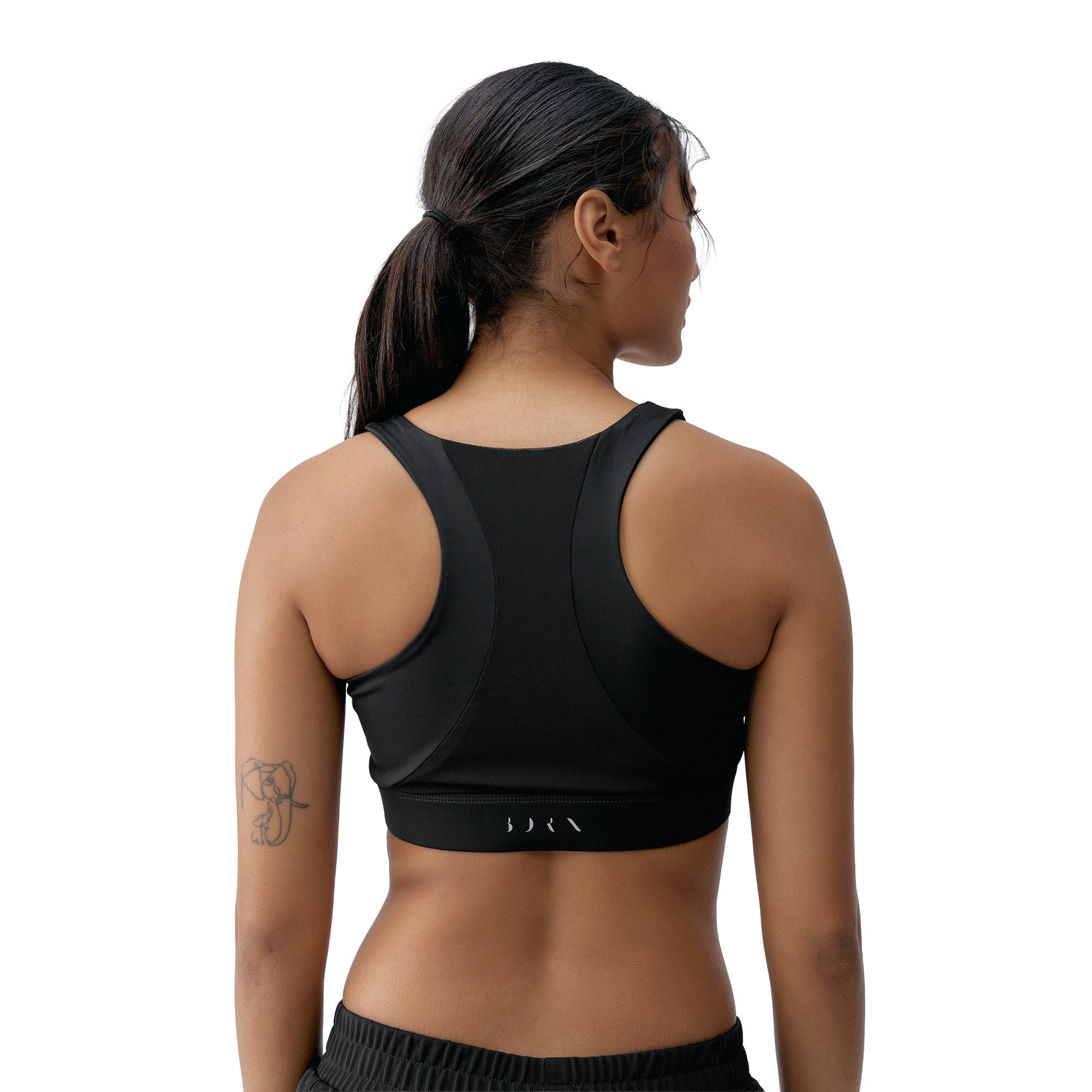 Top de Running de Mujer Padma 2.0 BORN - Negro Negro-2