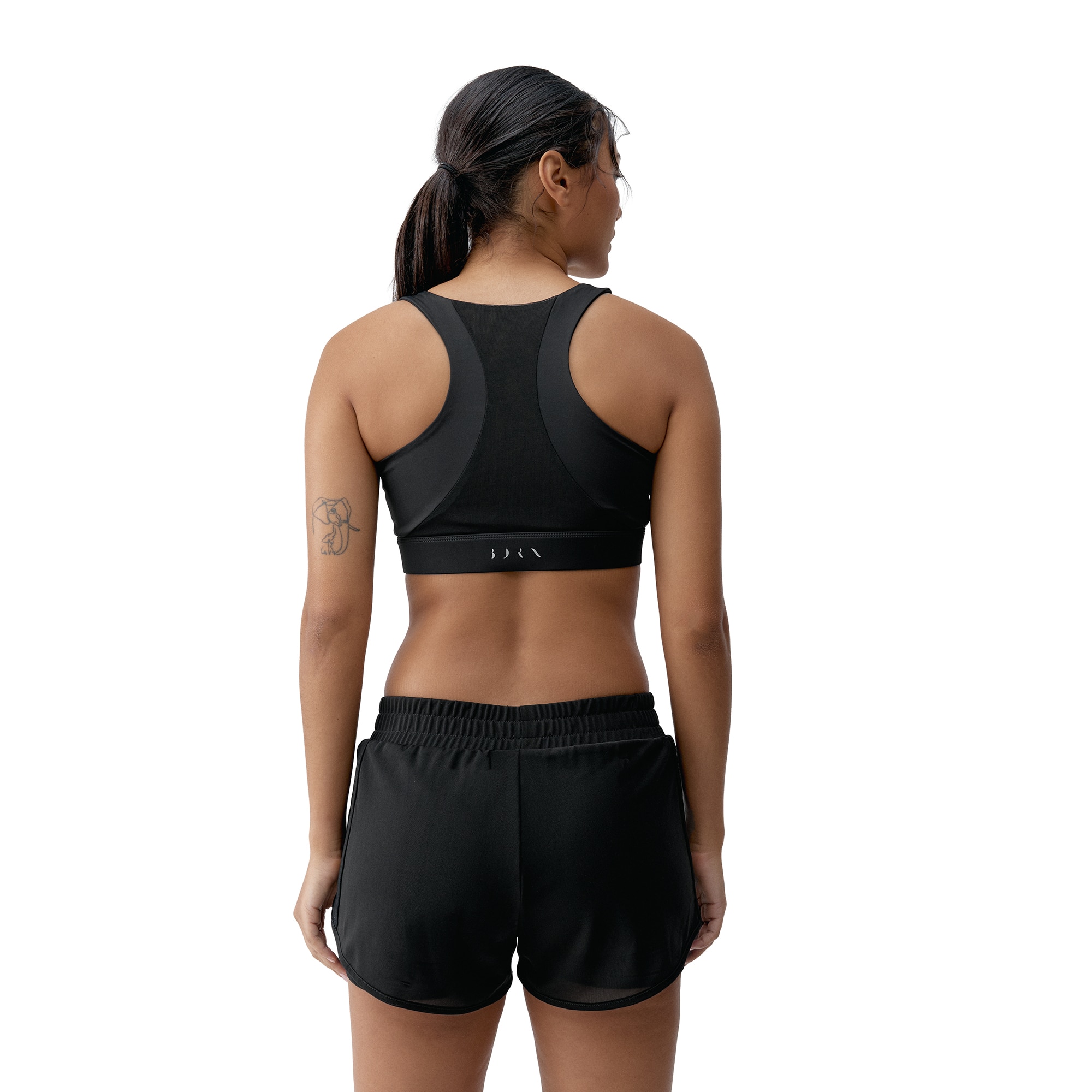 Top de Running de Mujer Padma 2.0 BORN - Negro Negro-5