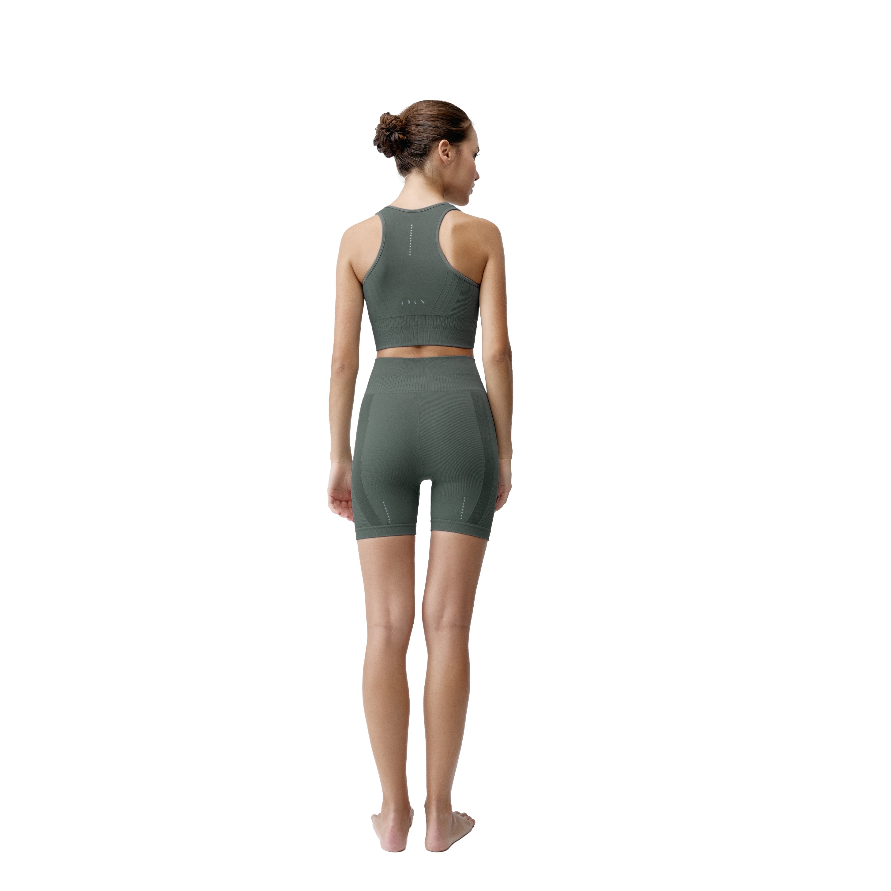 Imagen 5 de Short de mujer Eris Born Living Yoga - Verde Oliva Verde Oliva