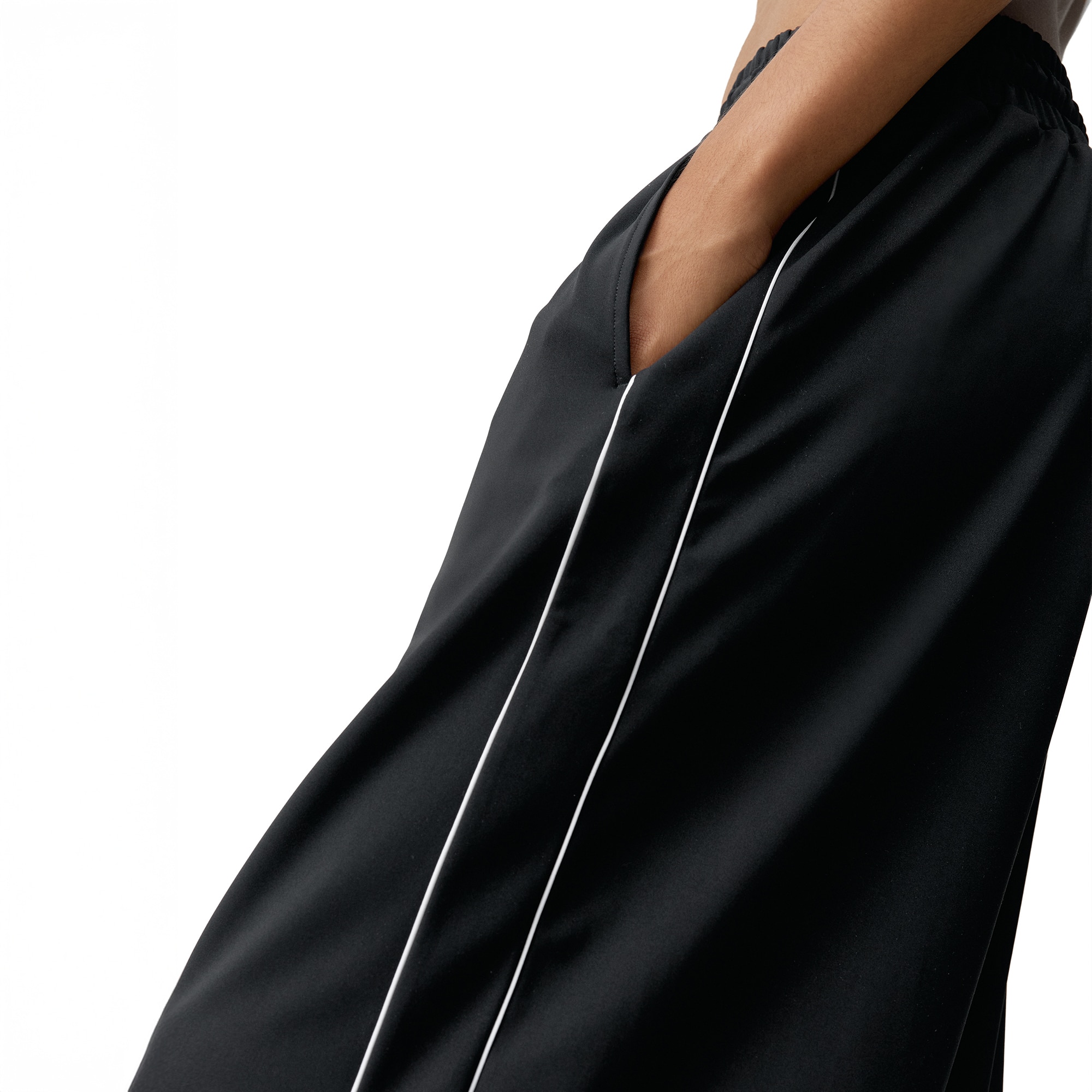 Pantalón de mujer Urban Born Living Yoga - Negro / Blanco Negro / Blanco-3
