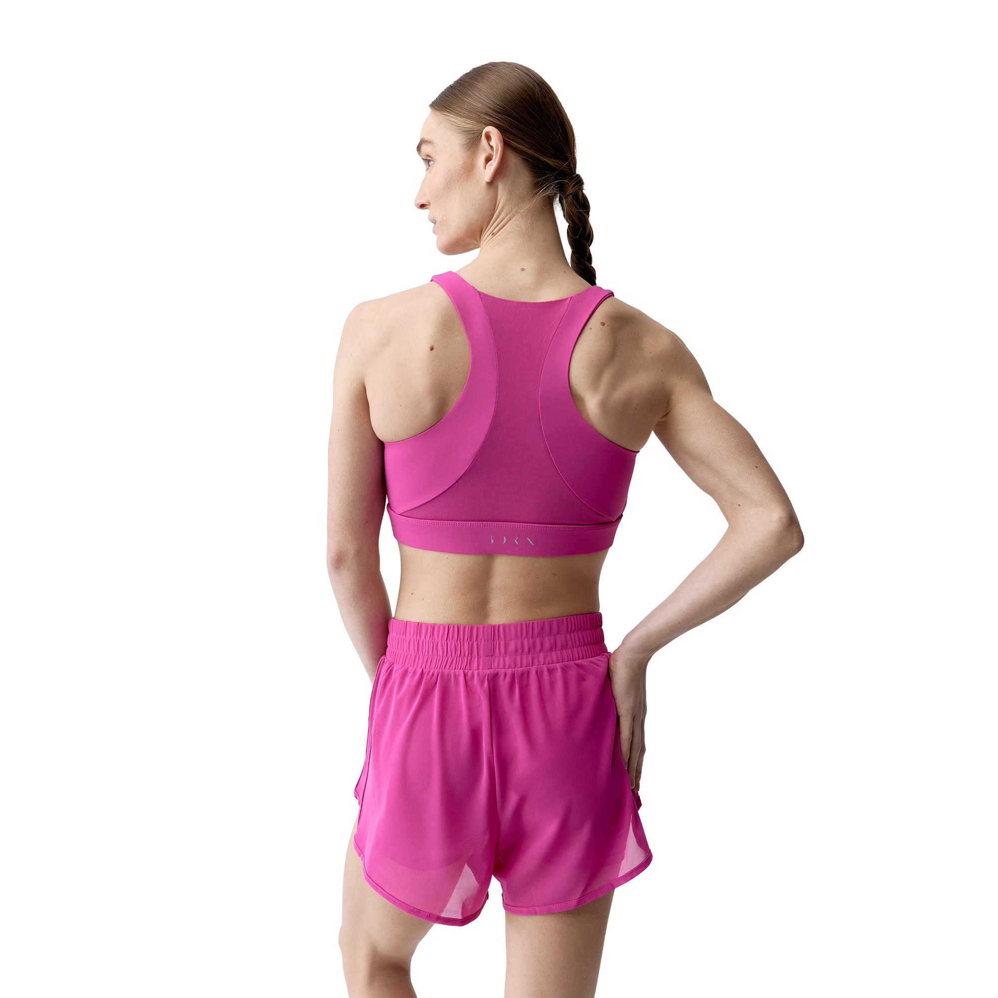 Top deportivo de mujer Padma 2,0 Born Living Yoga - Fucsia Fucsia-2