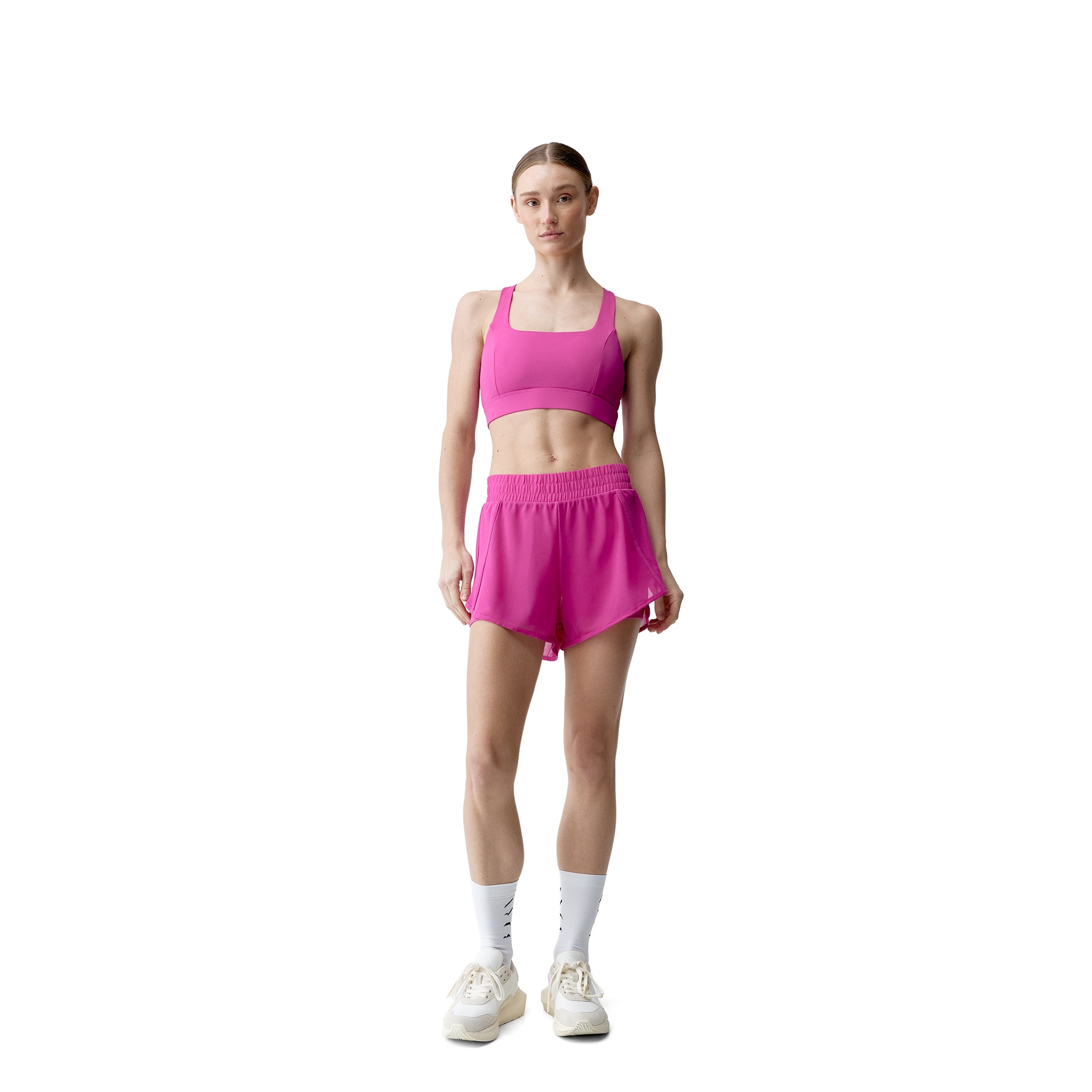 Top deportivo de mujer Padma 2,0 Born Living Yoga - Fucsia Fucsia-4