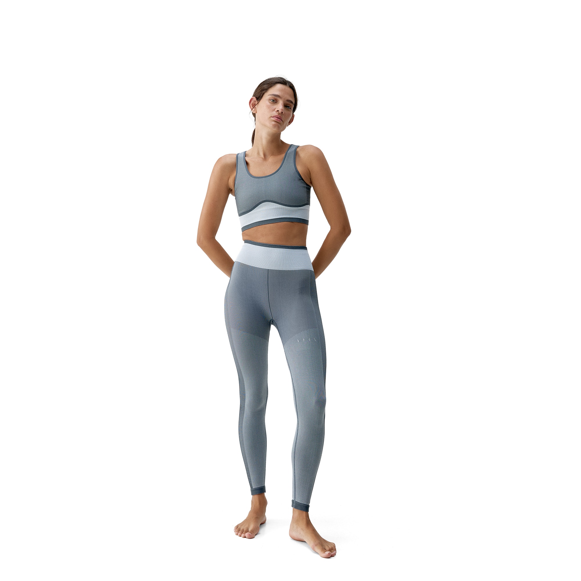 Malla de Mujer Oasis BORN - Azul / Blanco Azul / Blanco-4