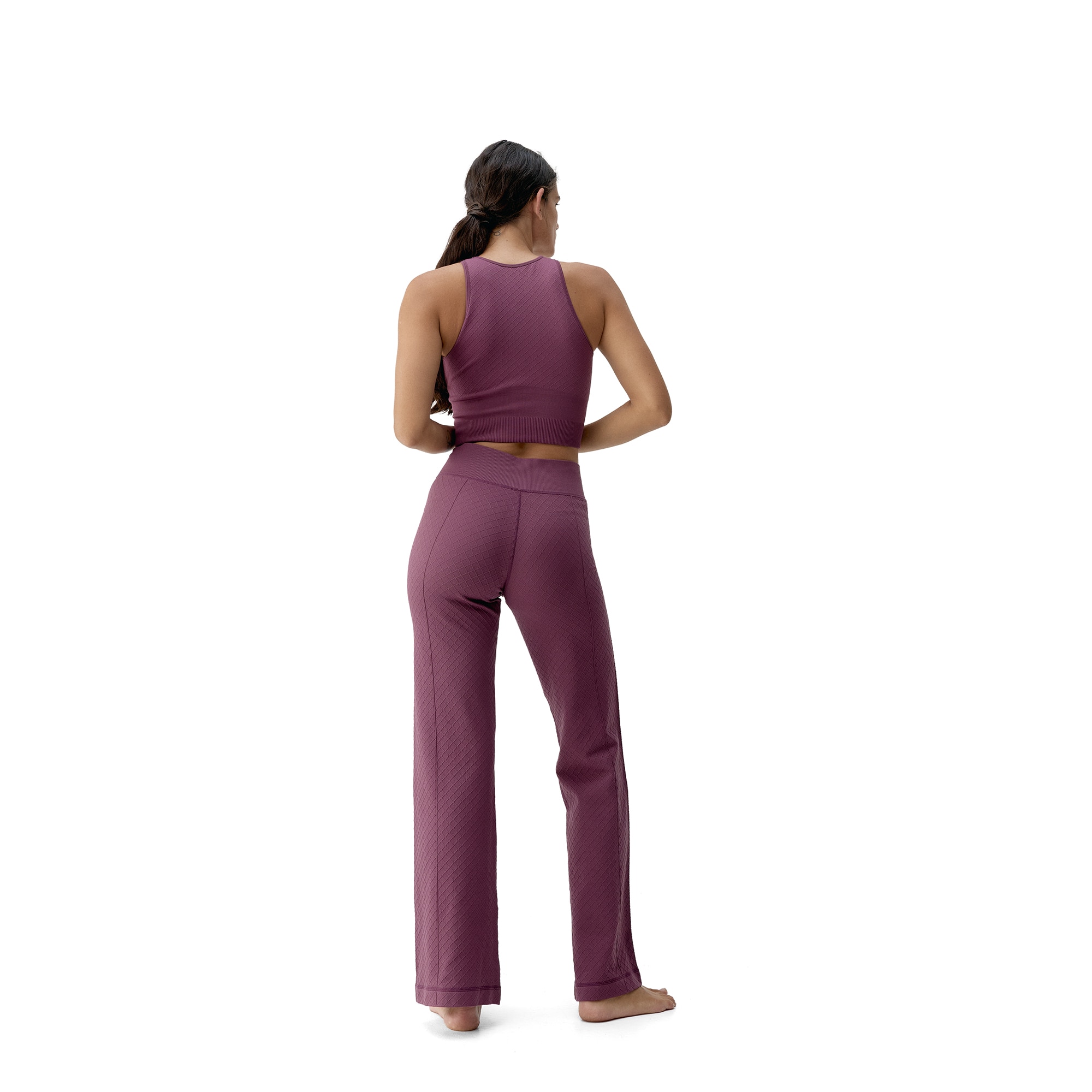 Pantalón de Mujer Eira BORN - Burdeos Burdeos-5