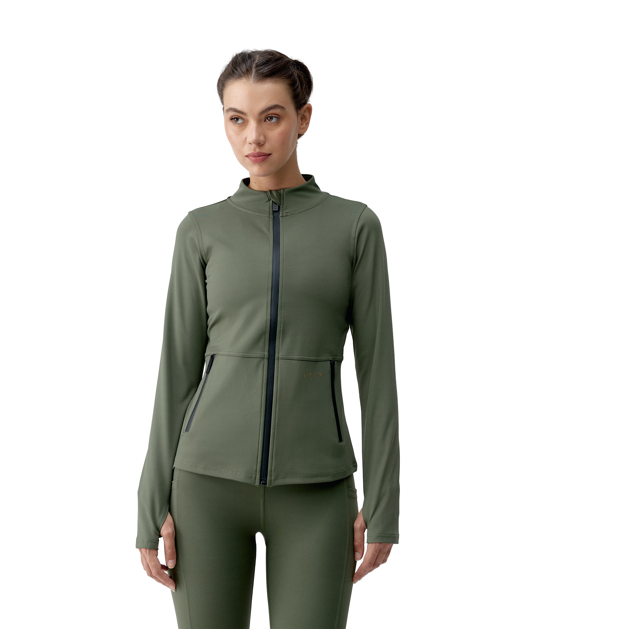 Born Chaqueta de Mujer Isla Kaki