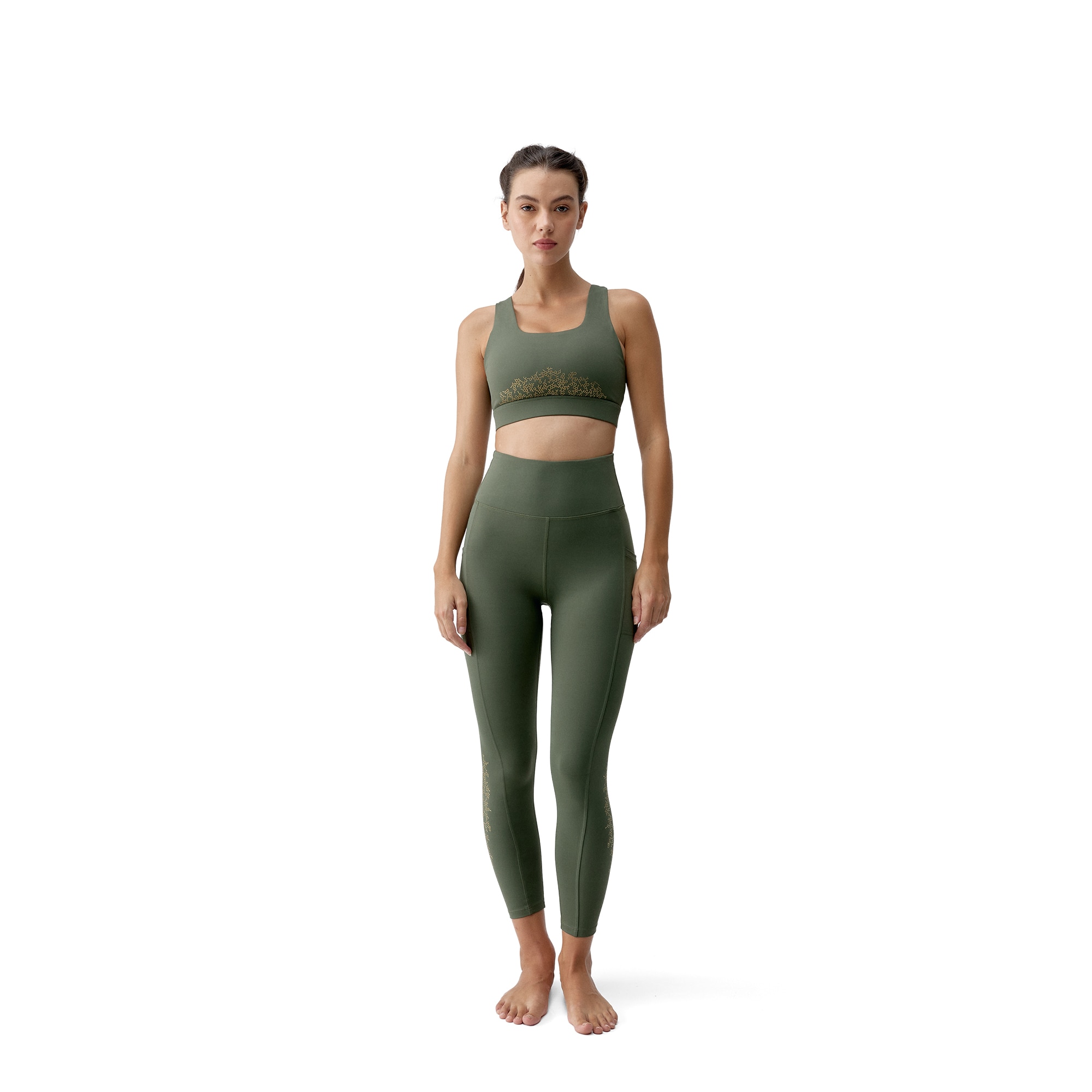 Malla de Mujer Isla BORN - Kaki Kaki-5