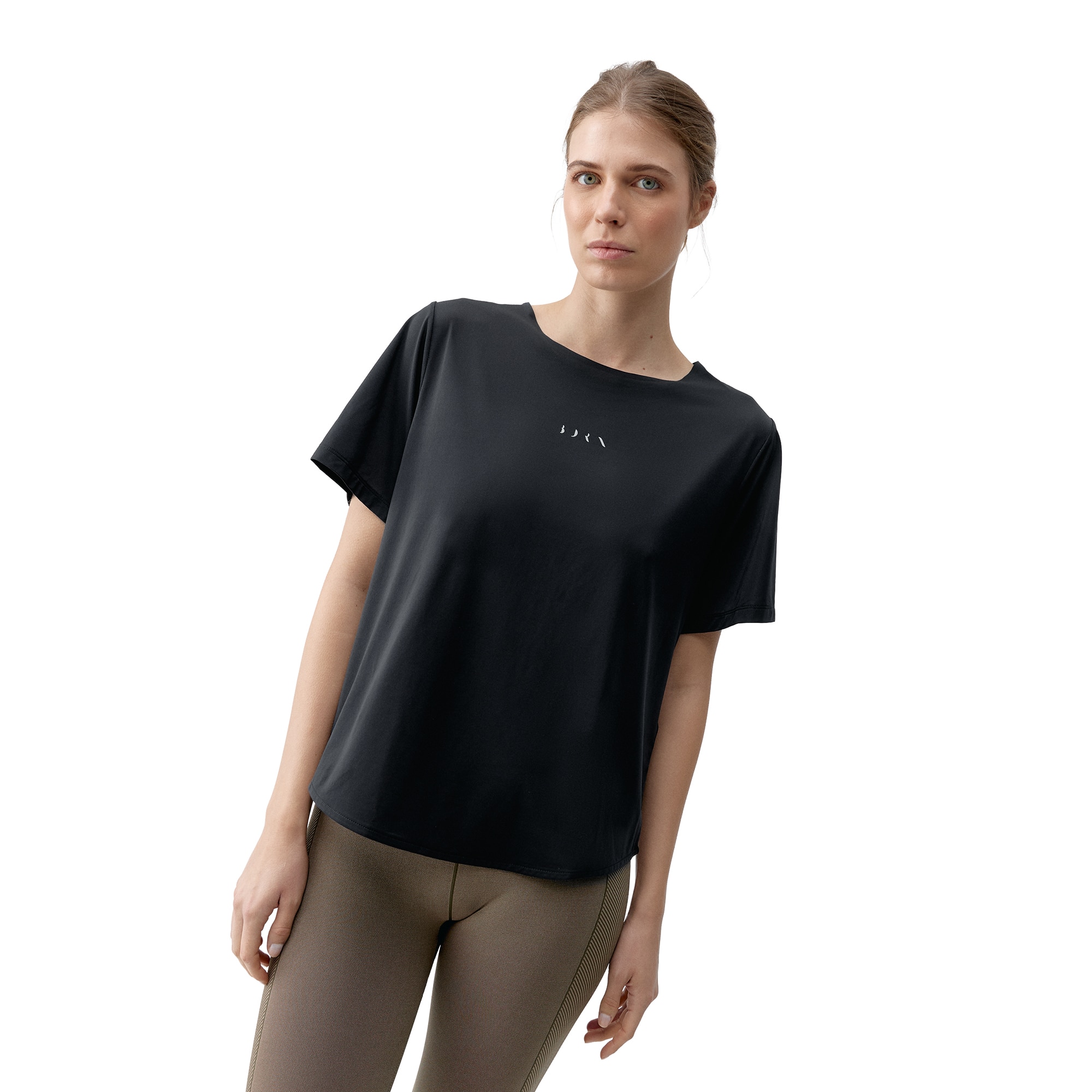 Camiseta de Mujer Bambu BORN - Negro Negro-1