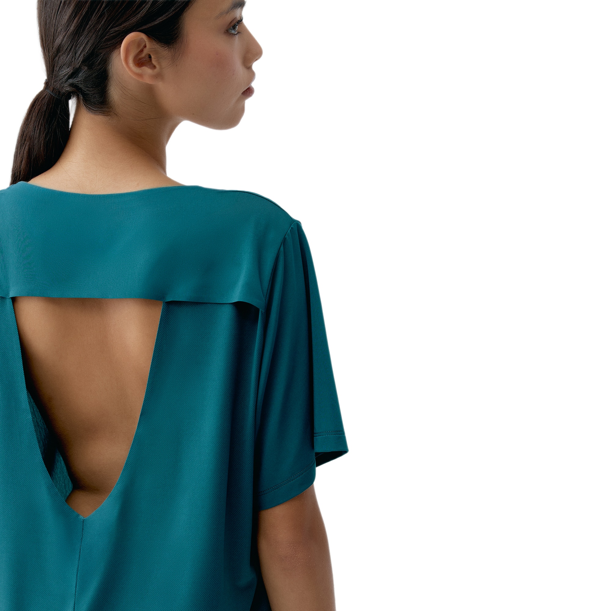 Camiseta de Mujer Bambu BORN - Azul Océano Azul Océano-3