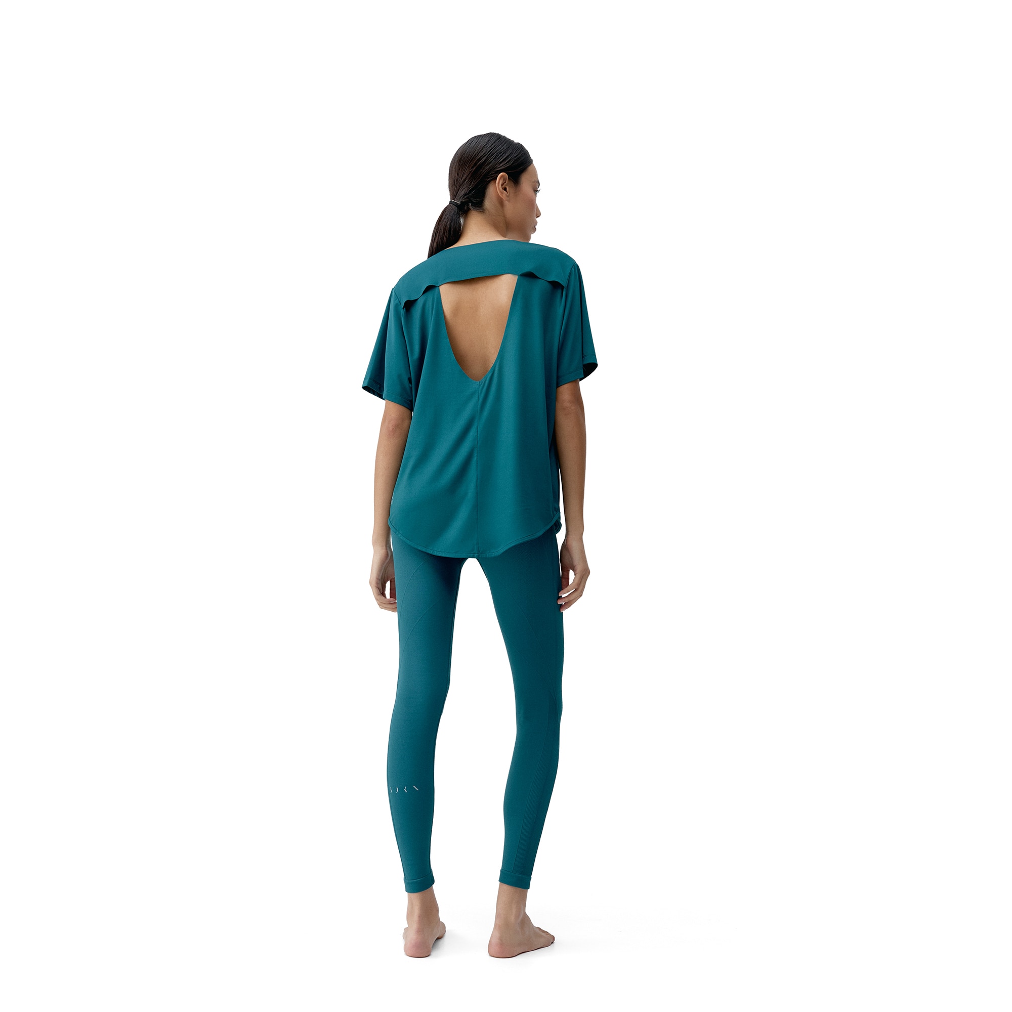 Camiseta de Mujer Bambu BORN - Azul Océano Azul Océano-5