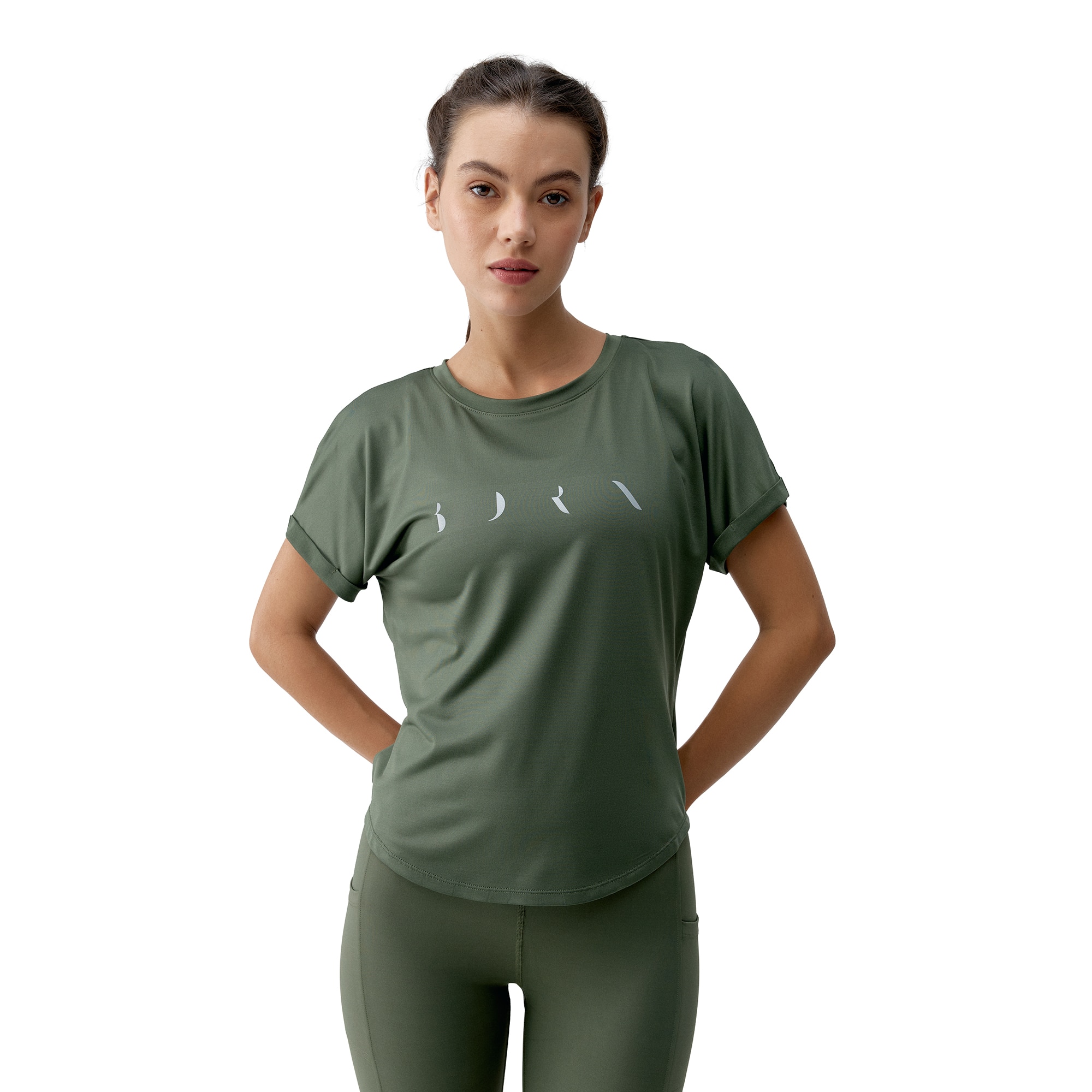 Camiseta de Mujer Azami BORN - Kaki Kaki-1