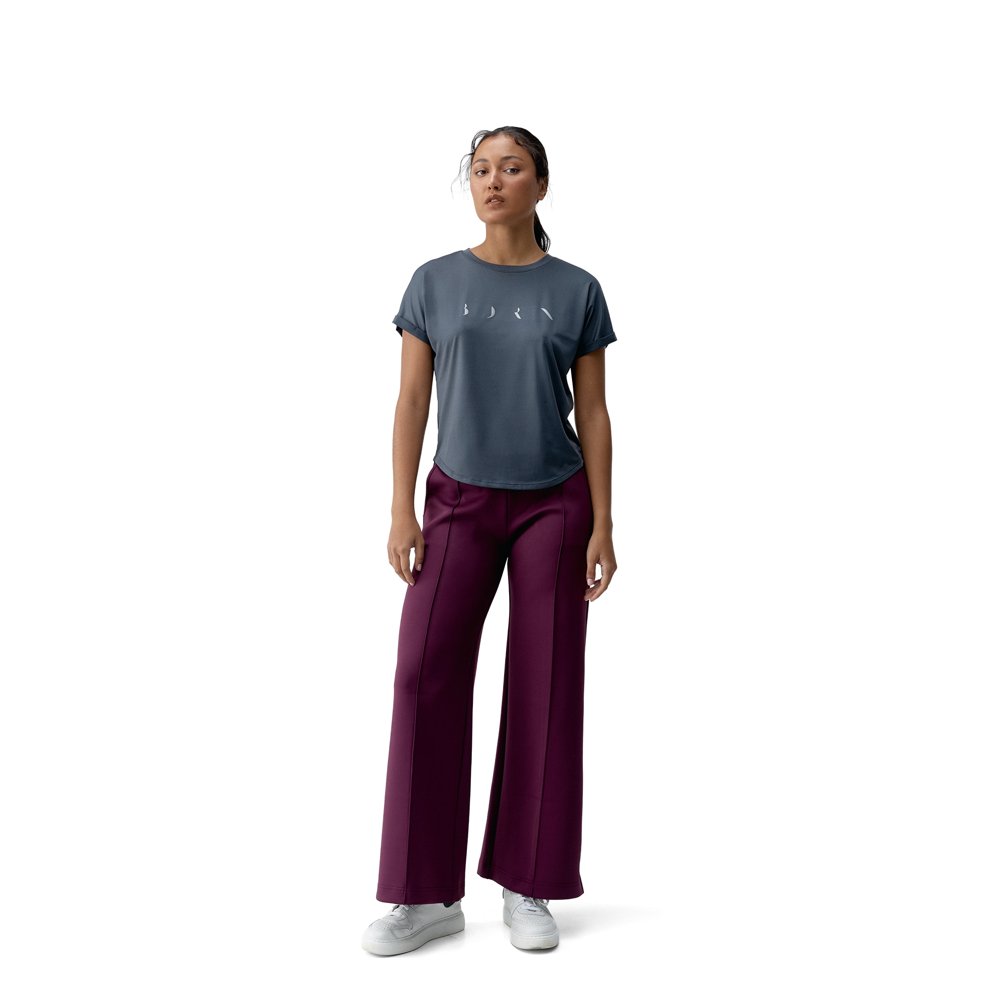 Camiseta de Mujer Azami BORN - Azul anticuario Azul anticuario-5